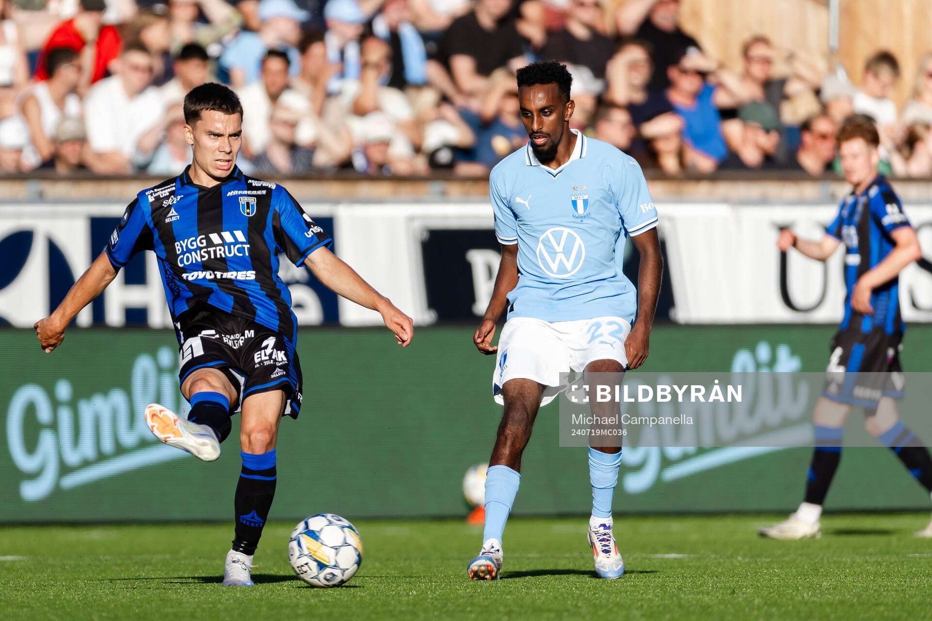 Sirius Leo Walta och Malmö FFs Taha Ali