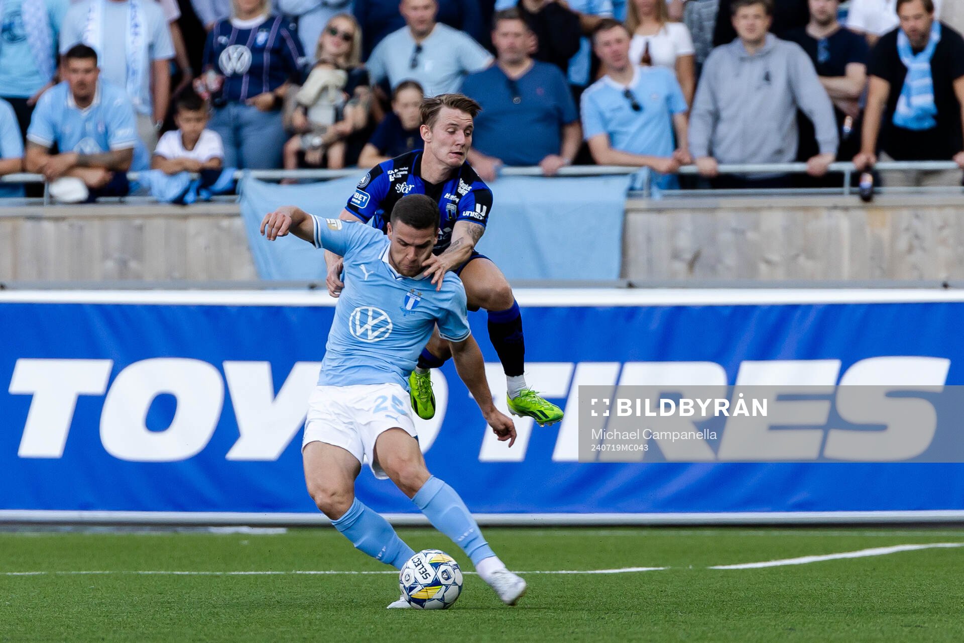 Sirius Noel Milleskog och Malmö FFs Gabriel Busanello