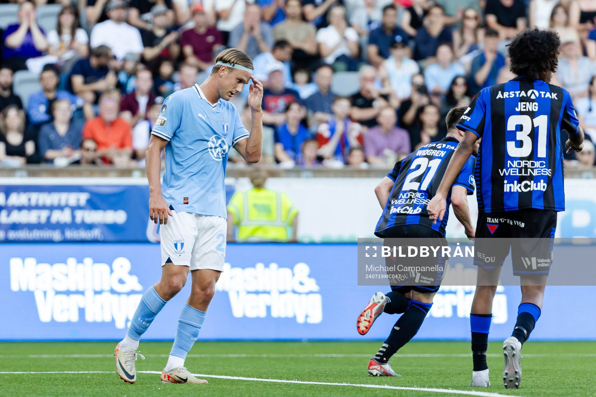 Malmö FFs Erik Botheim deppar
