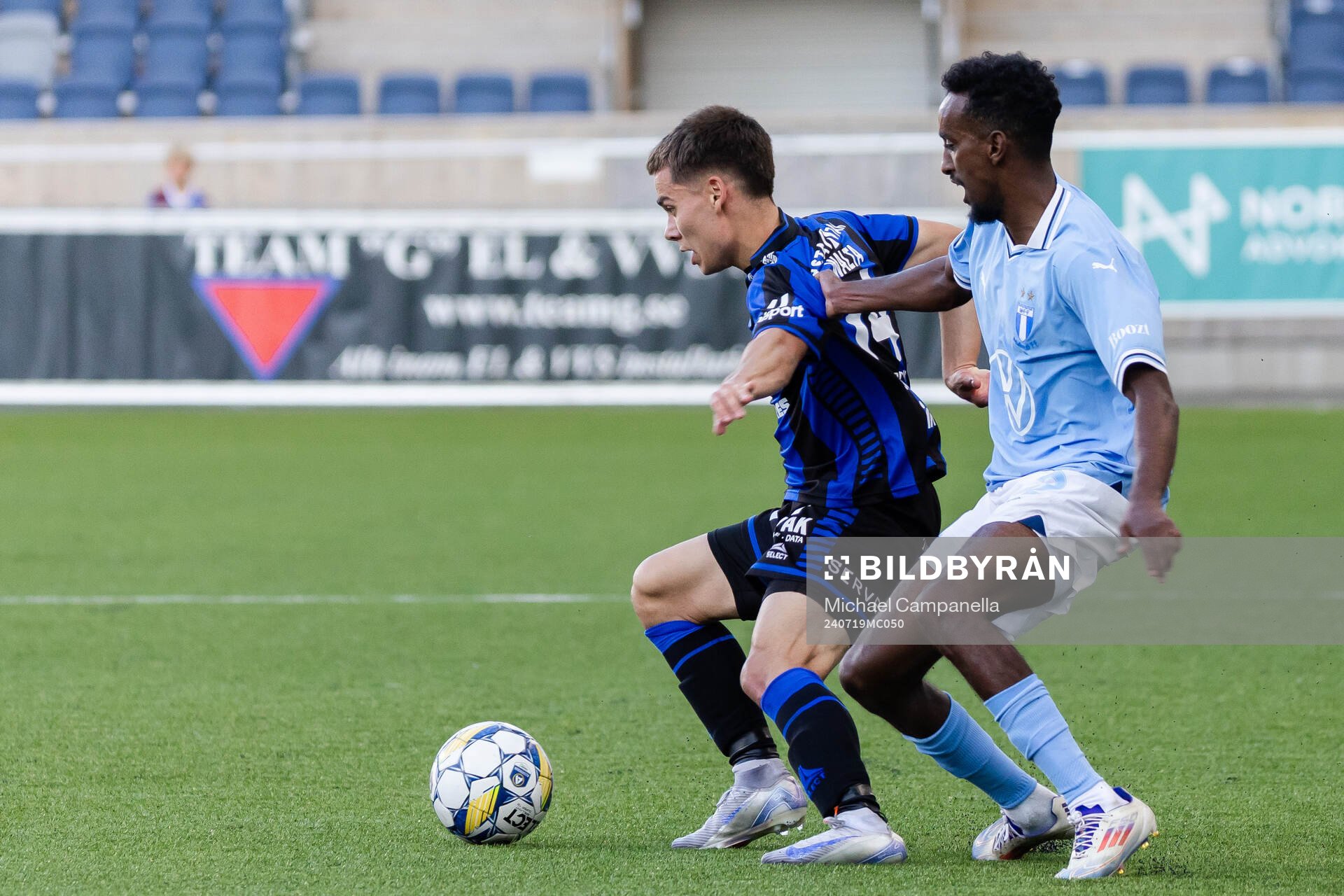 Sirius Leo Walta och Malmö FFs Taha Ali