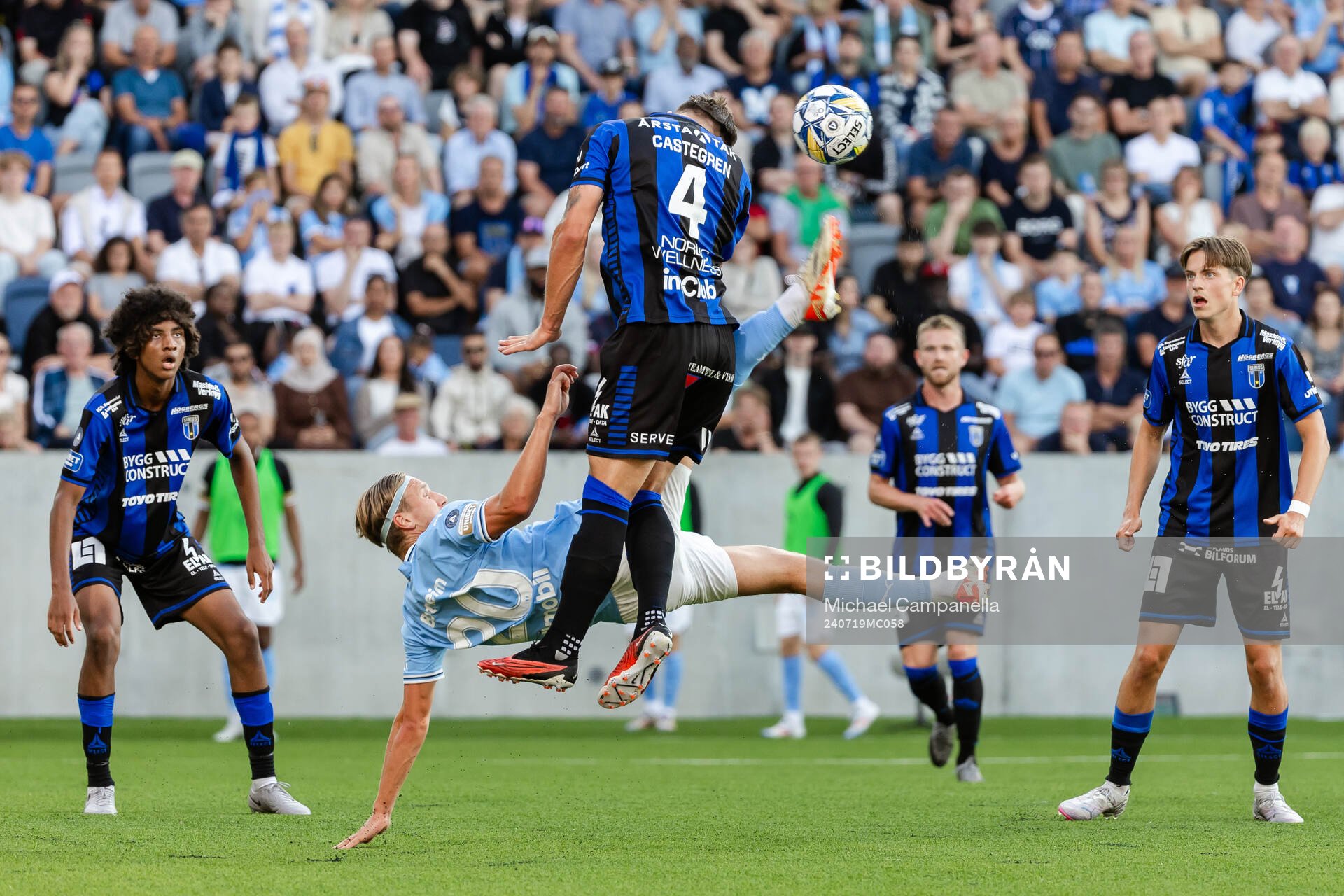 Malmö FFs Erik Botheim och Sirius Henrik Castegren