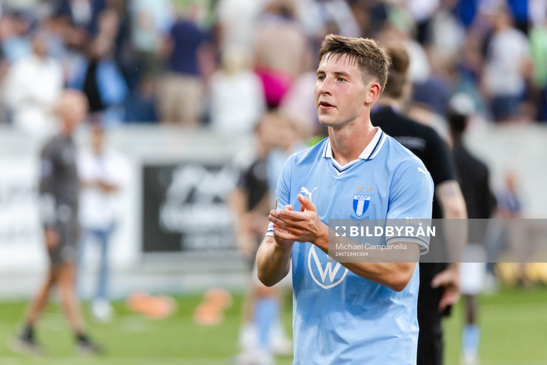 Malmö FFs Lasse Berg Johnsen jublar