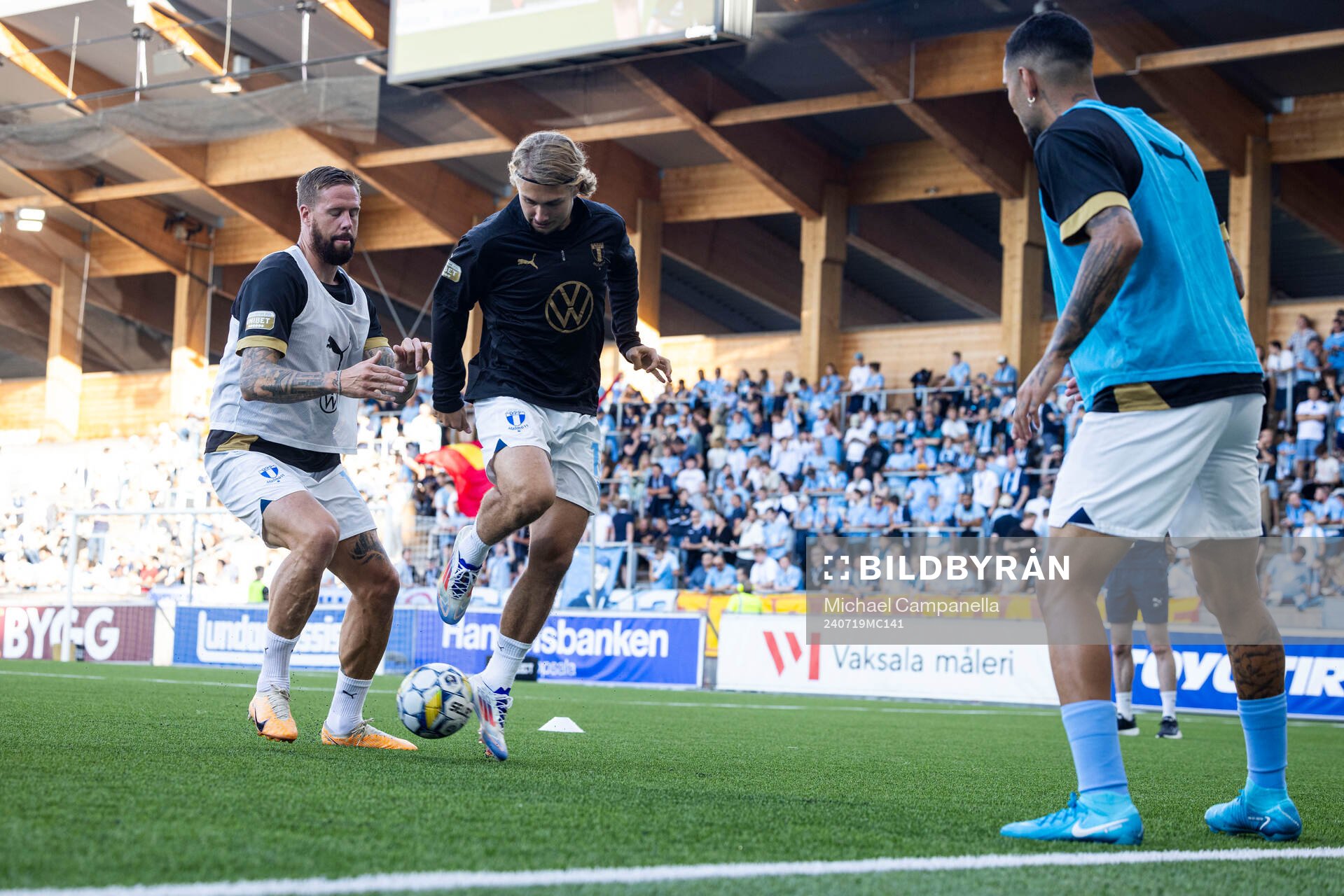 Malmö FFs Pontus Jansson och Sebastian Nanasi