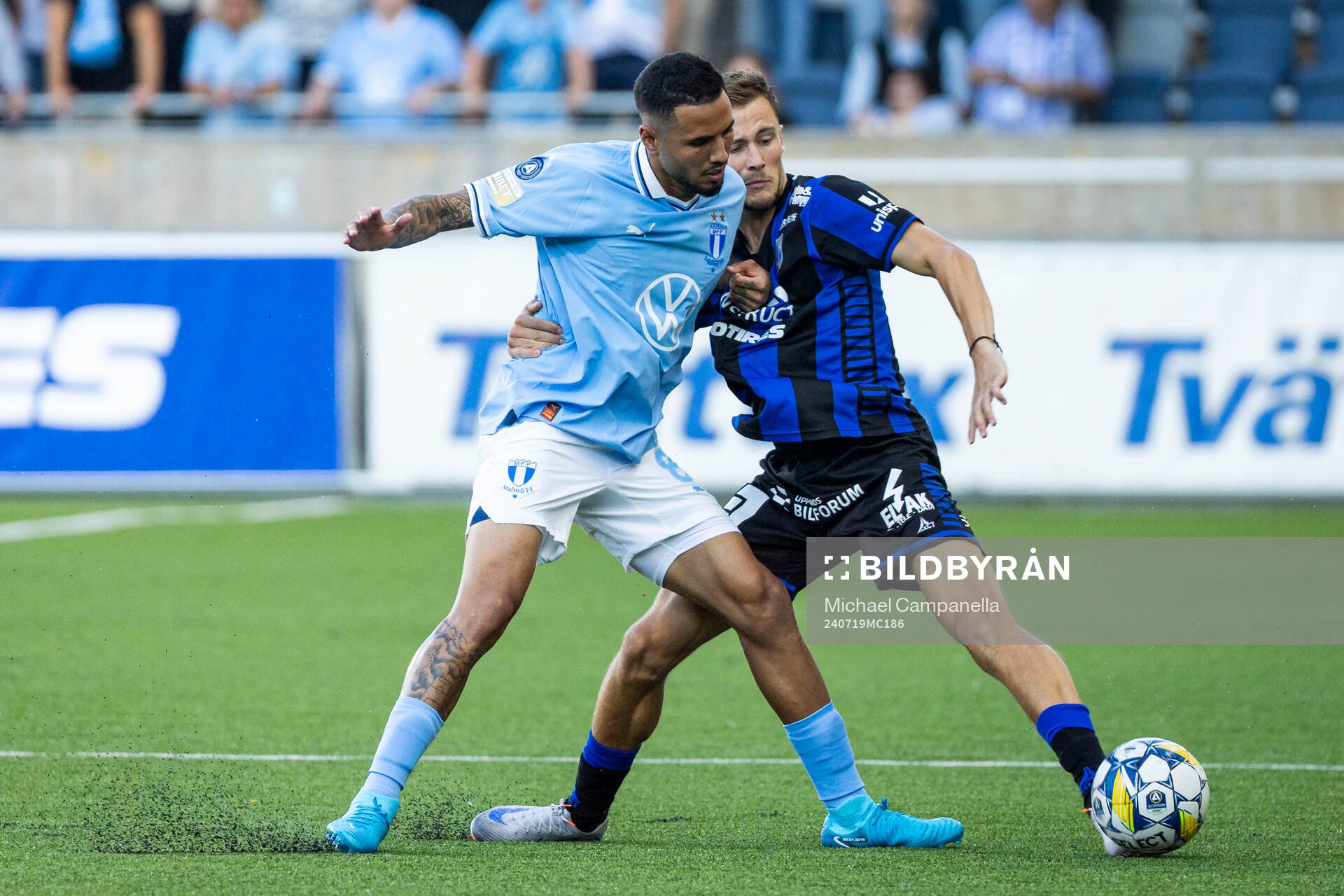 Malmö FFs Sergio Pena och Sirius Melker Heier