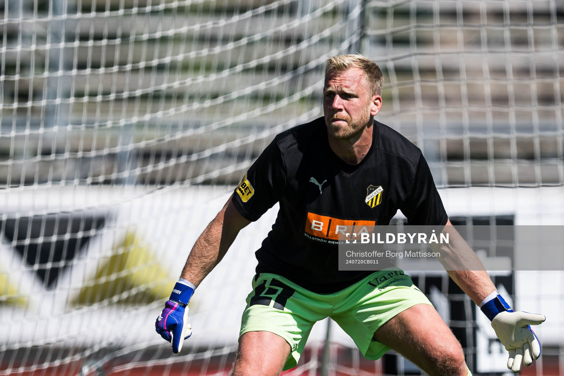 Häckens målvakt Peter Abrahamsson