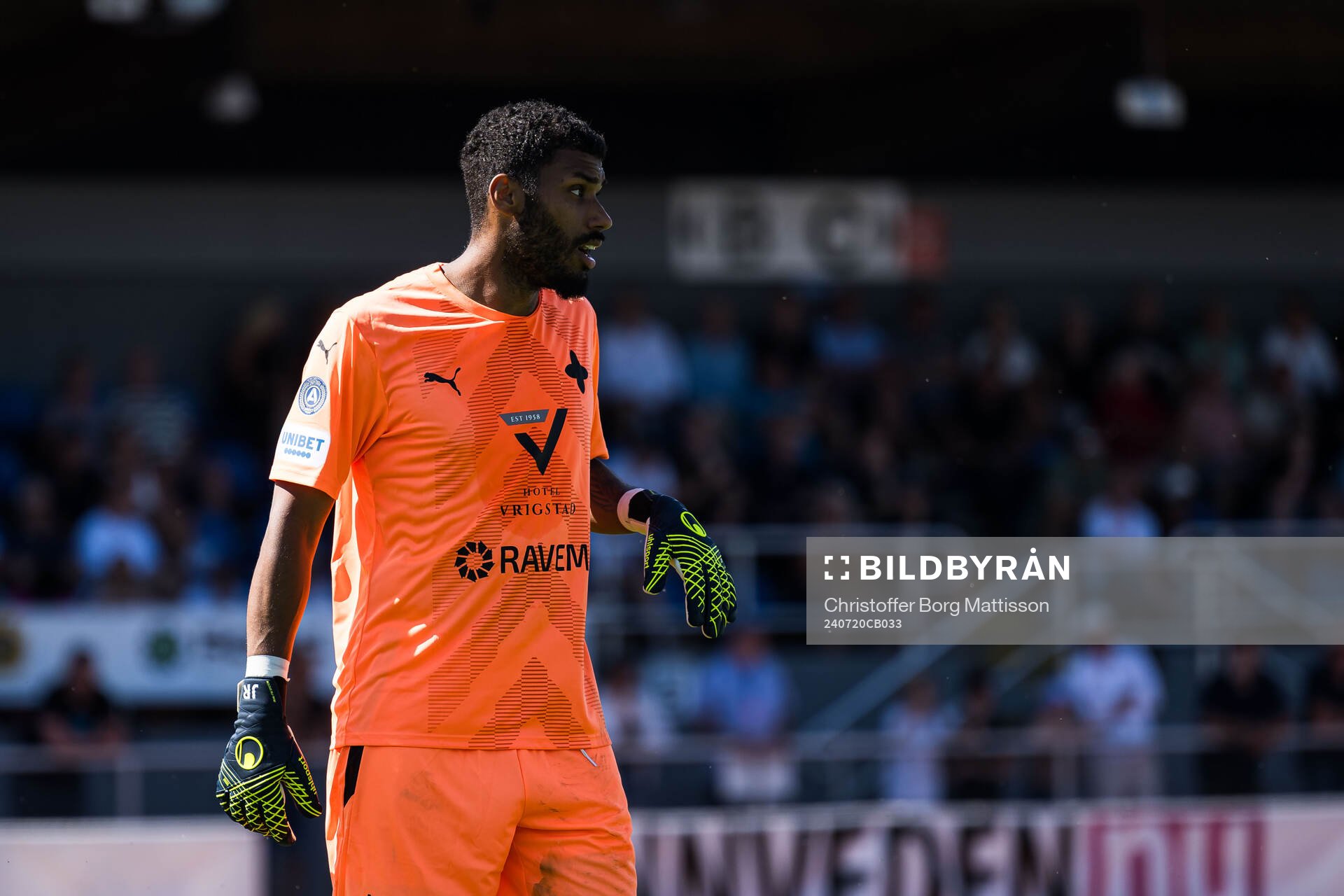 Värnamos målvakt Jonathan Ursin Rasheed