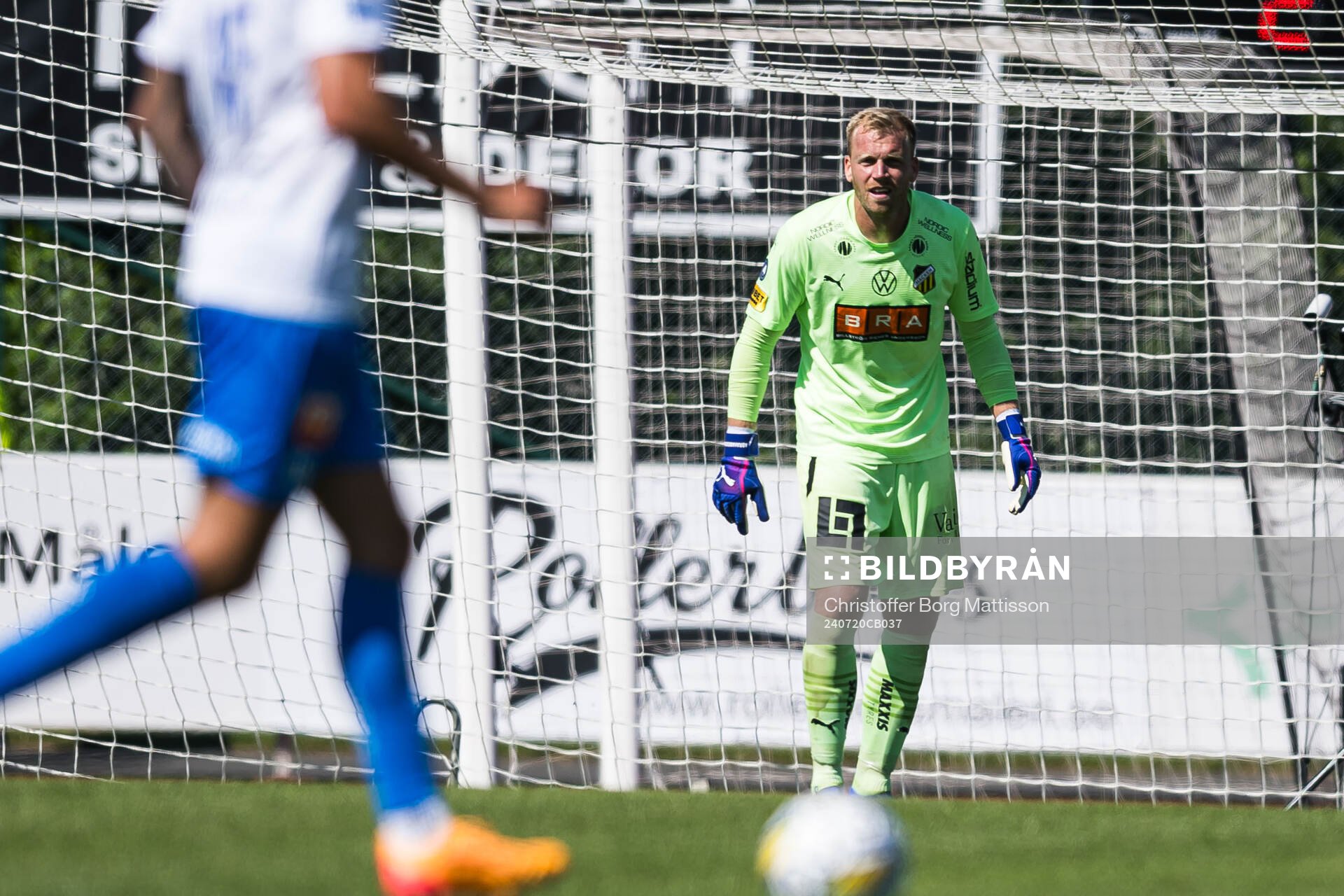 Häckens målvakt Peter Abrahamsson