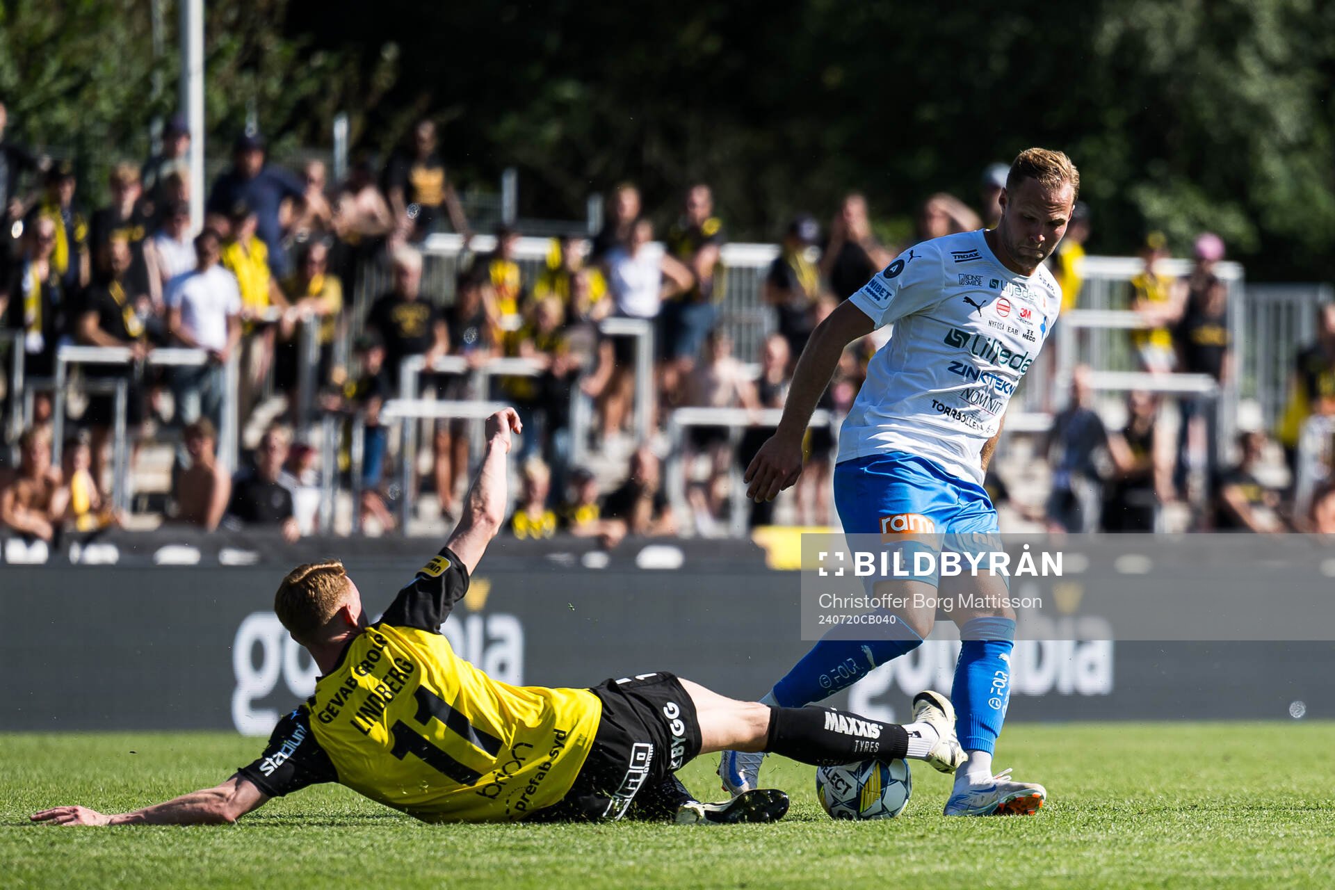 Häckens Julius Lindberg och Värnamos Gustav Engvall