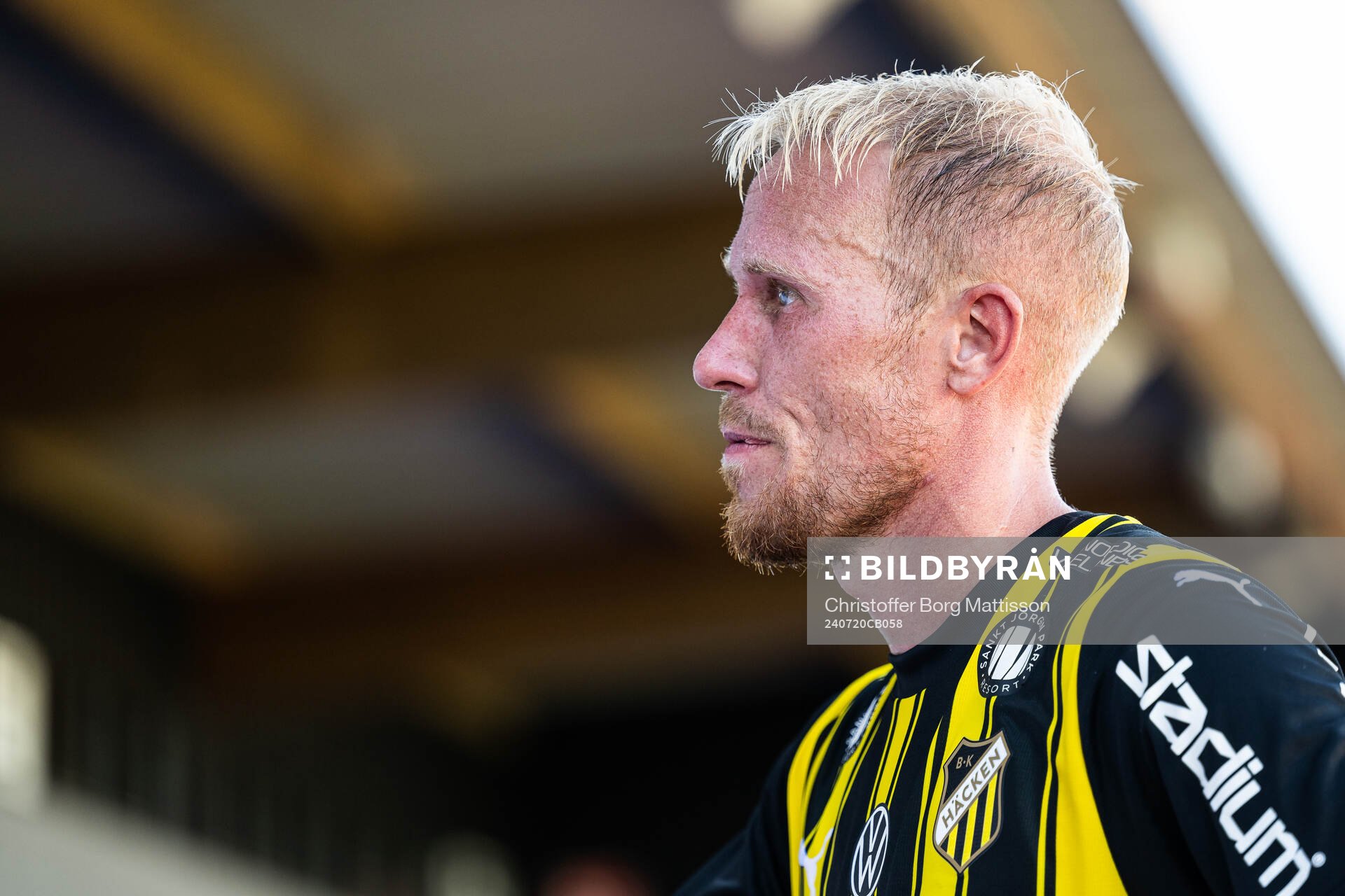 Häckens Mikkel Rygaard Jensen deppar