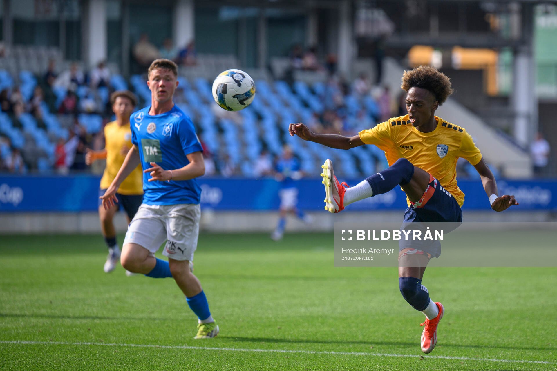  Norcals spelare under B16 finalen mellan Stjarnan och Norcal Premier PDP under finalerna i Gothia Cup den 20 juli 2024 i Göteborg. 