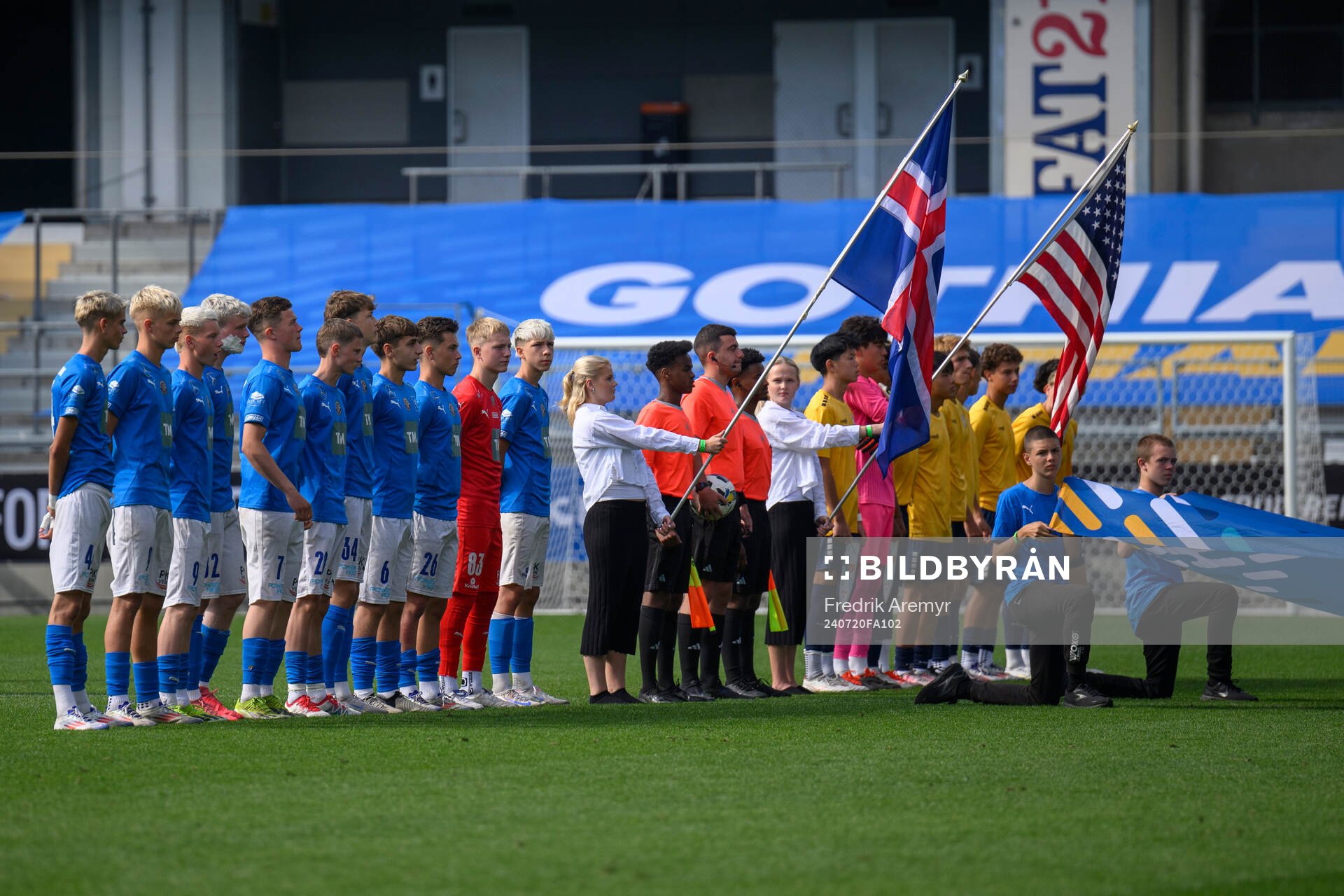 Under B16 finalen mellan Stjarnan och Norcal Premier PDP