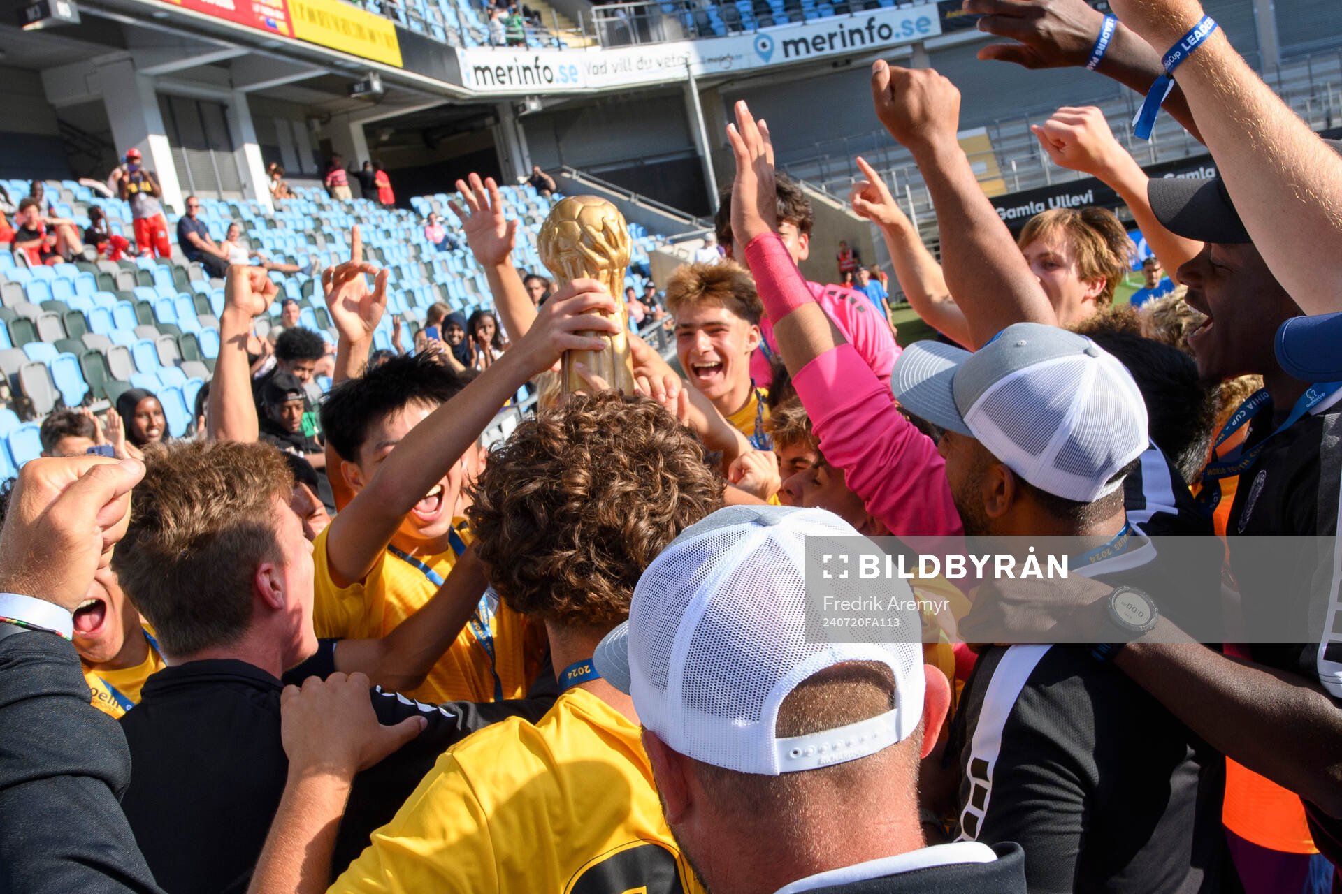 Norcals spelare jublar