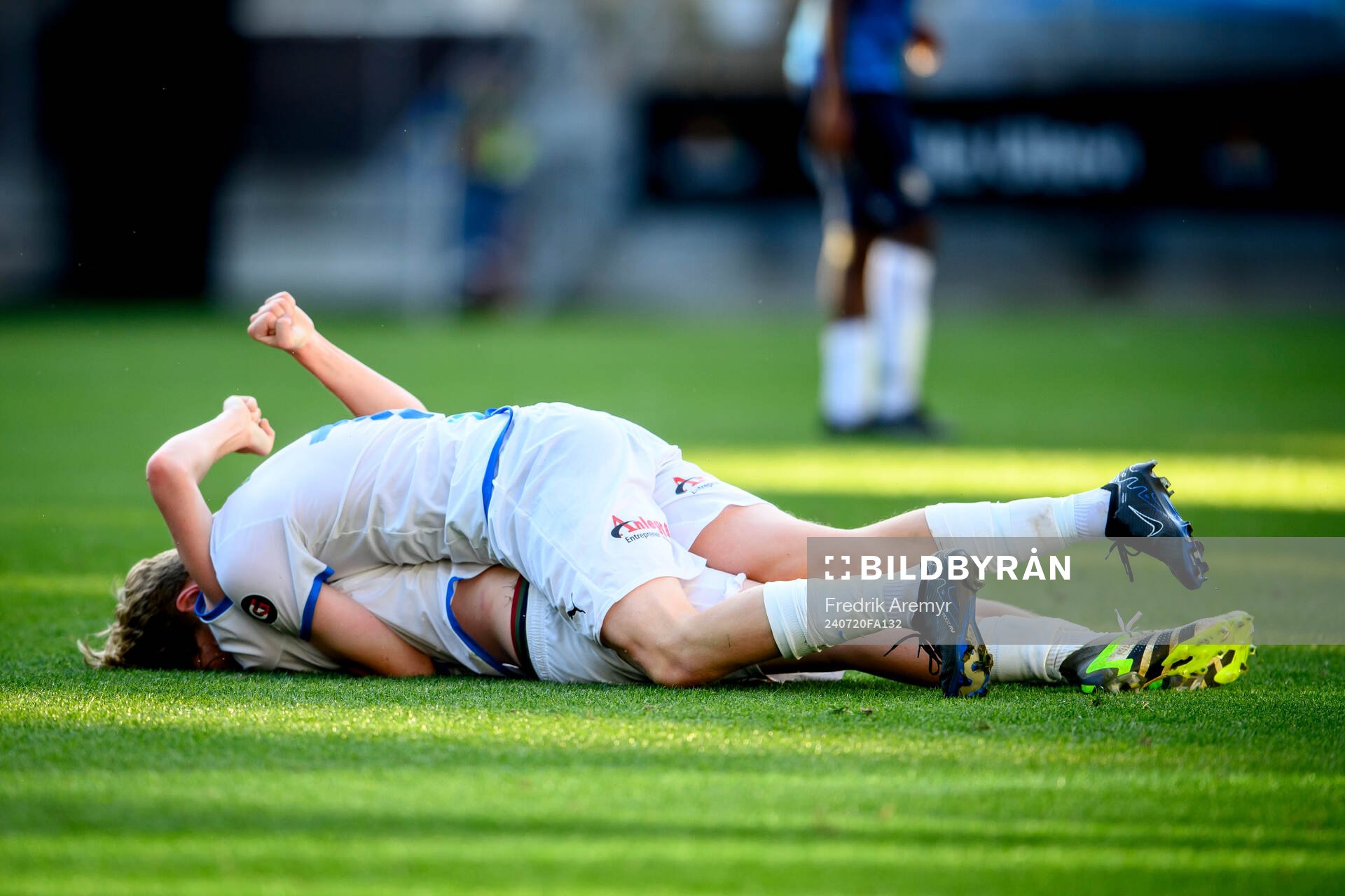 Lillehammers spelare jublar