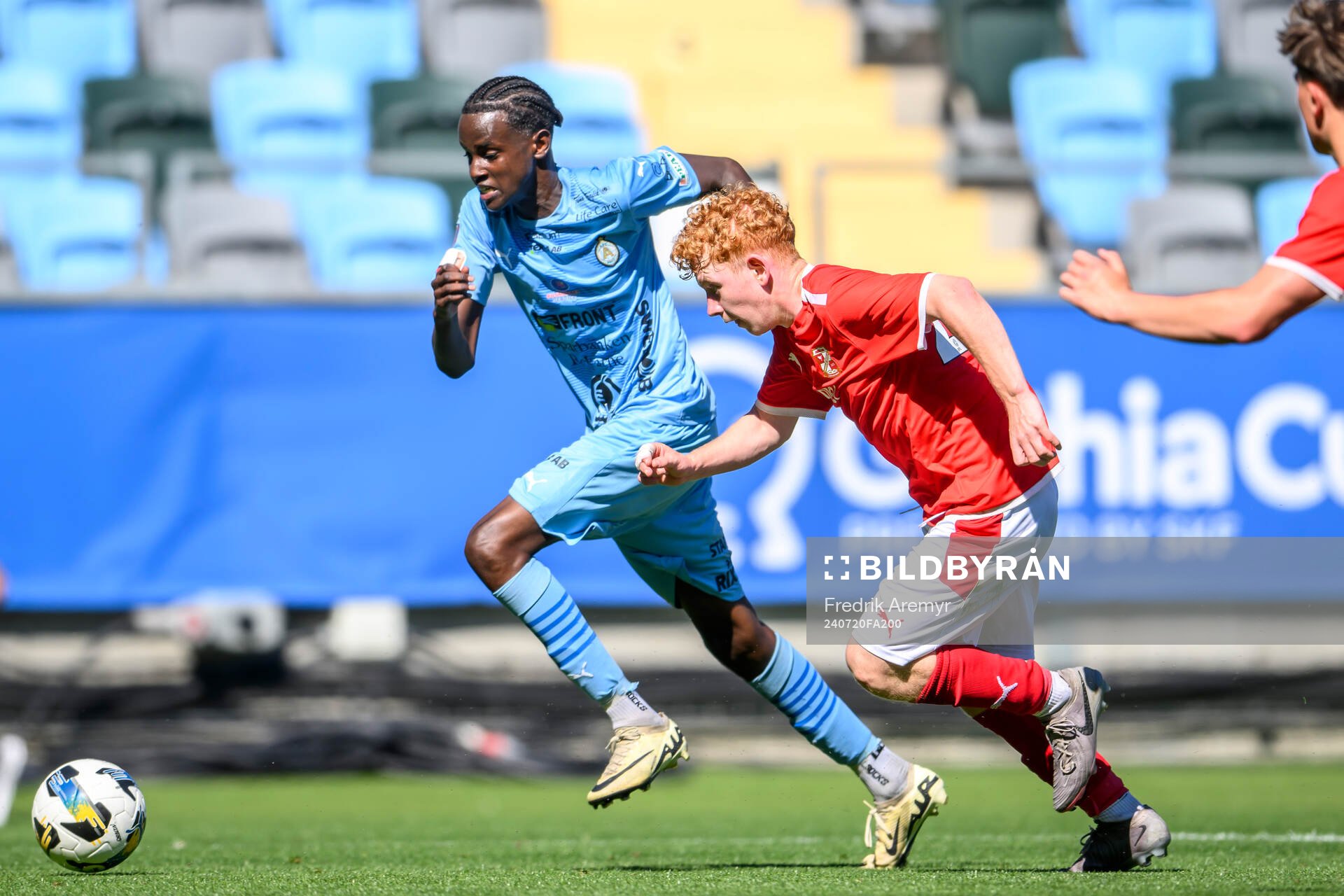 Under B17 finalen mellan Swindon Town FITC Red och AFC