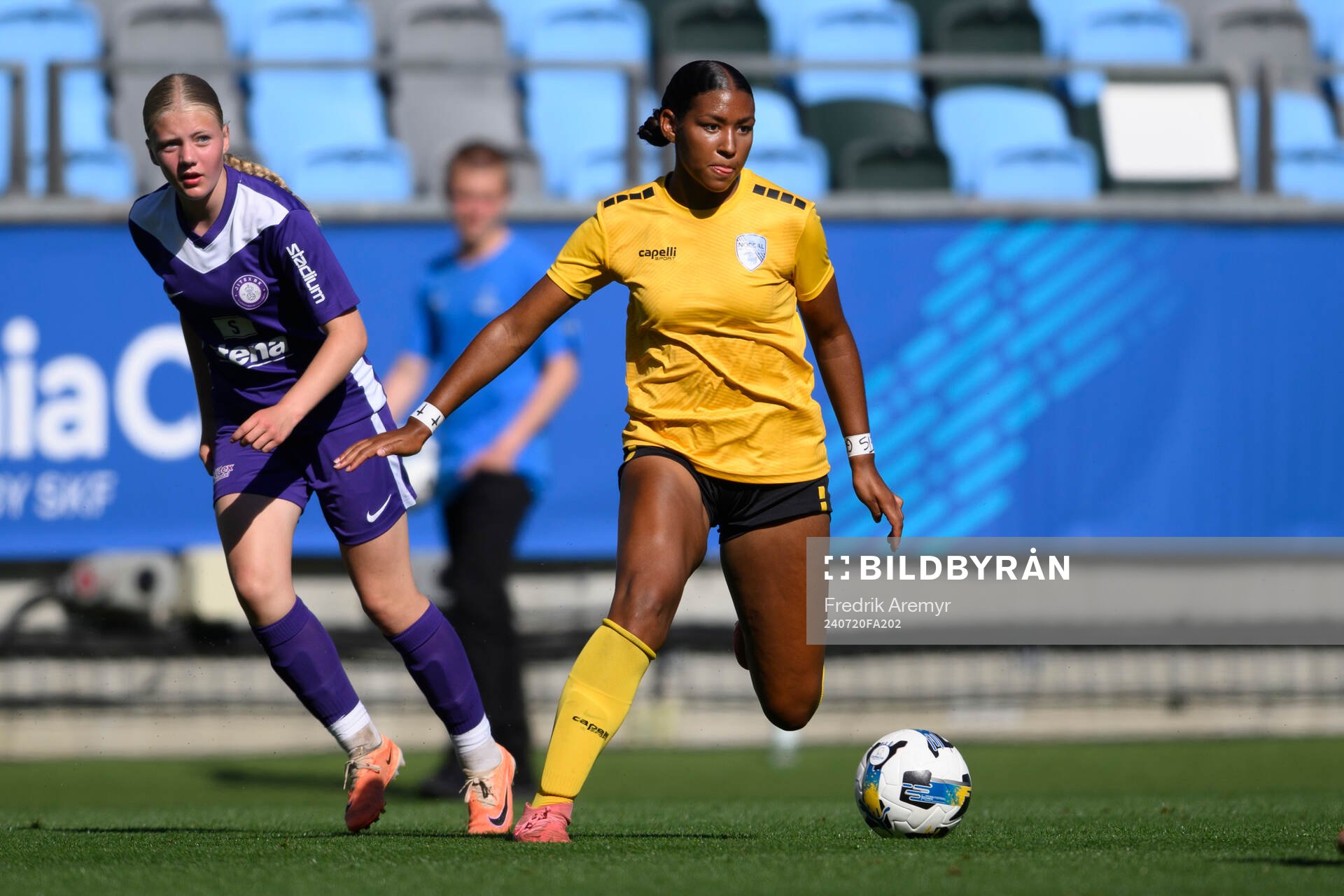 Under G17 finalen mellan Jitex och  Norcal i Gothia Cup