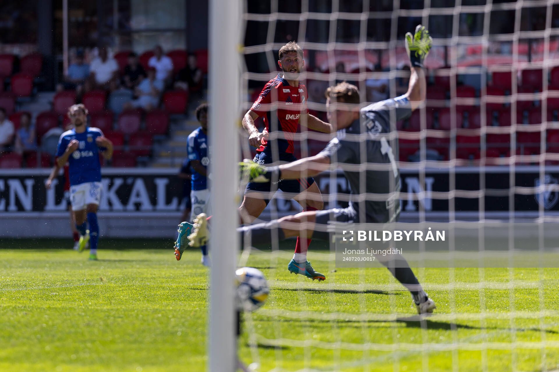 Östers Alibek Aliev gör mål 1-0