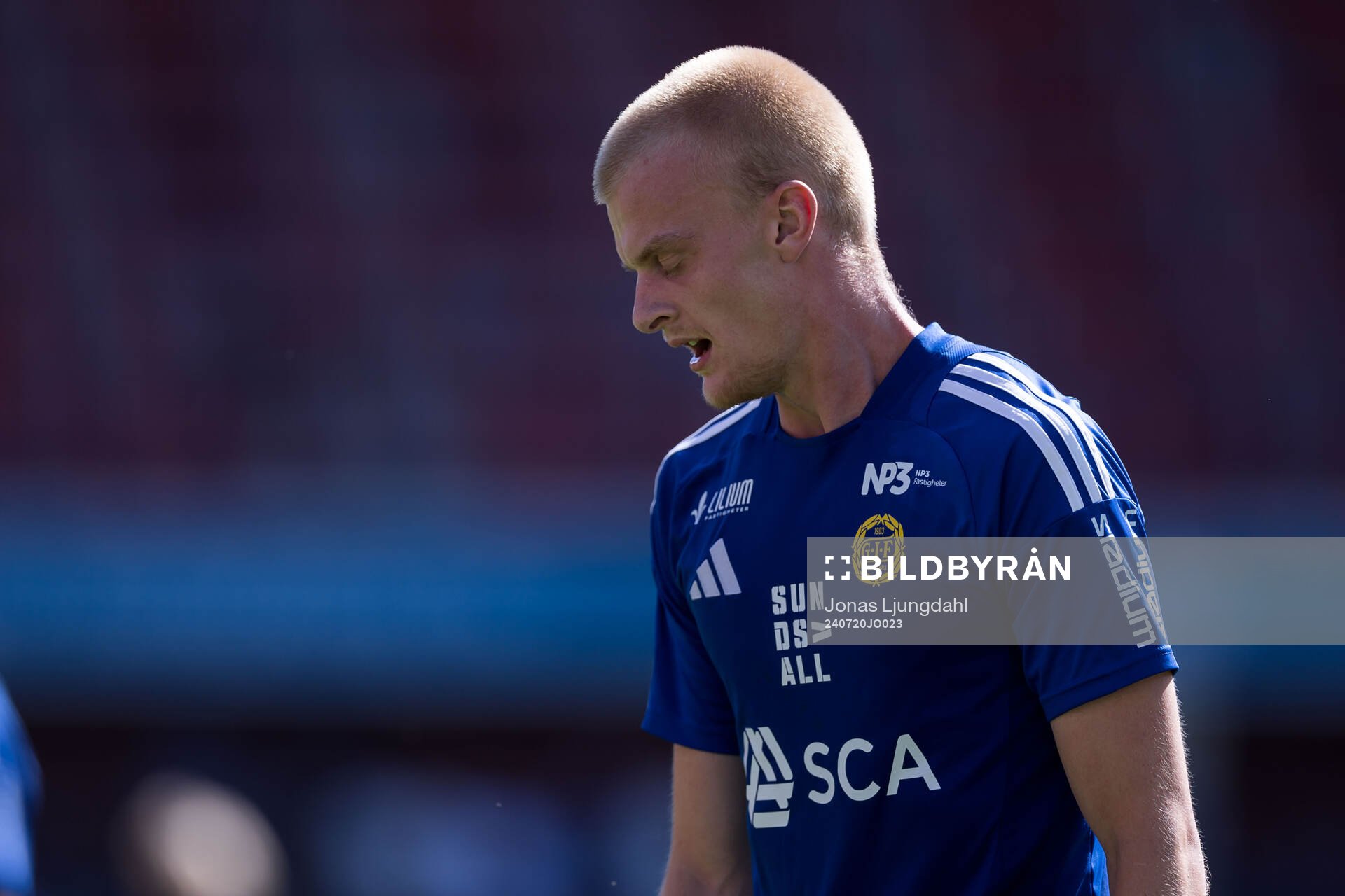 GIF Sundsvalls Lucas Forsberg deppar