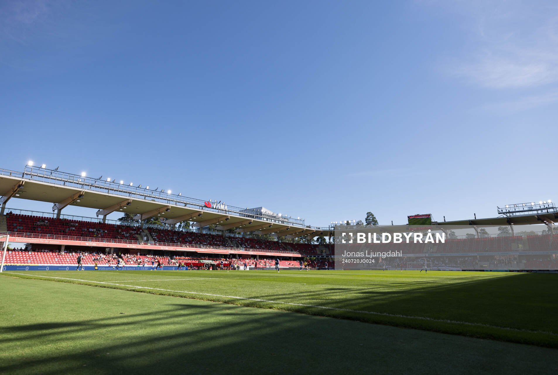 Interiör vy från Visma arena