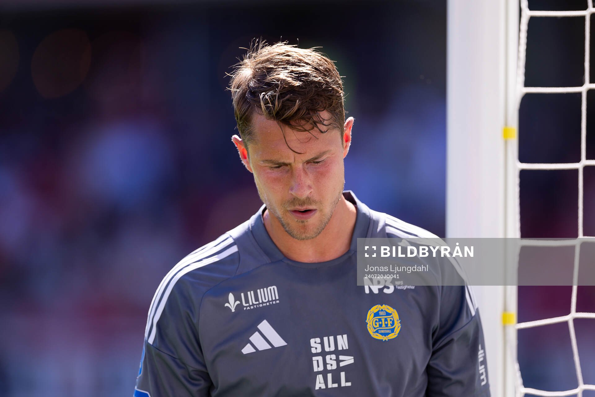 GIF Sundsvalls målvakt Jonas Olsson deppar