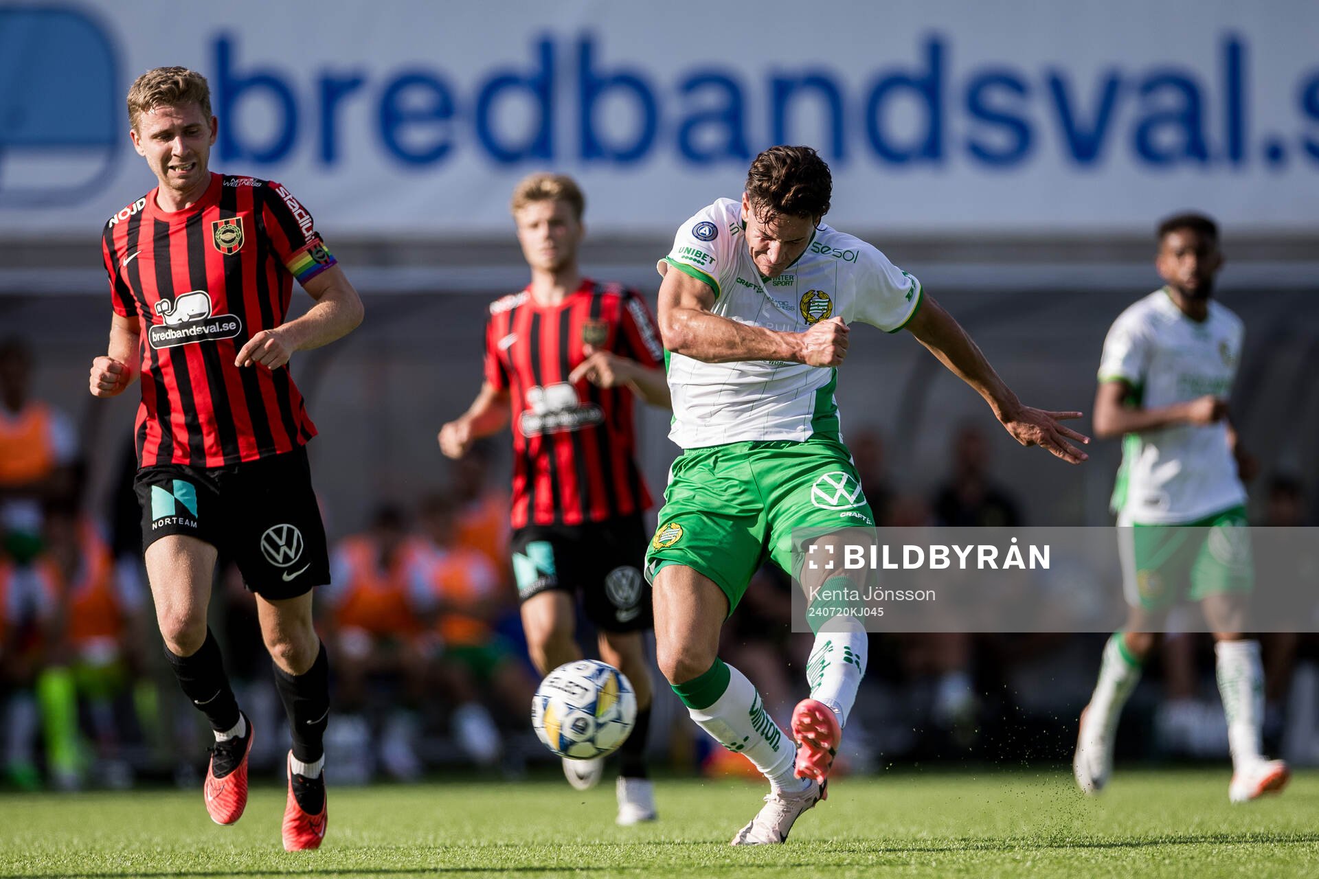 Hammarbys Deniz Gul och Brommapojkarnas Ludvig Fritzson