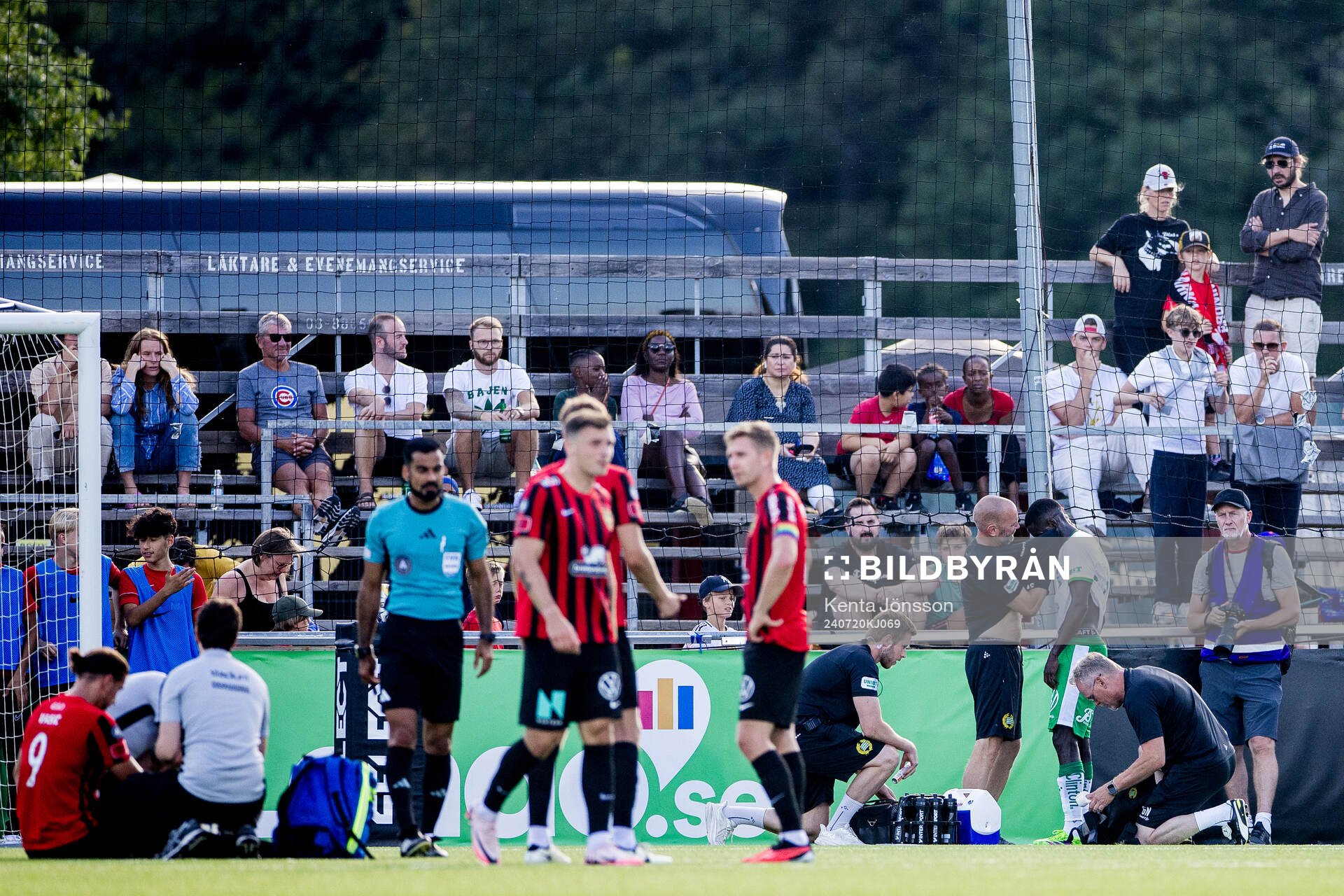 Brommapojkarnas Nikola Vasic och Hammarbys Ibrahima Breze
