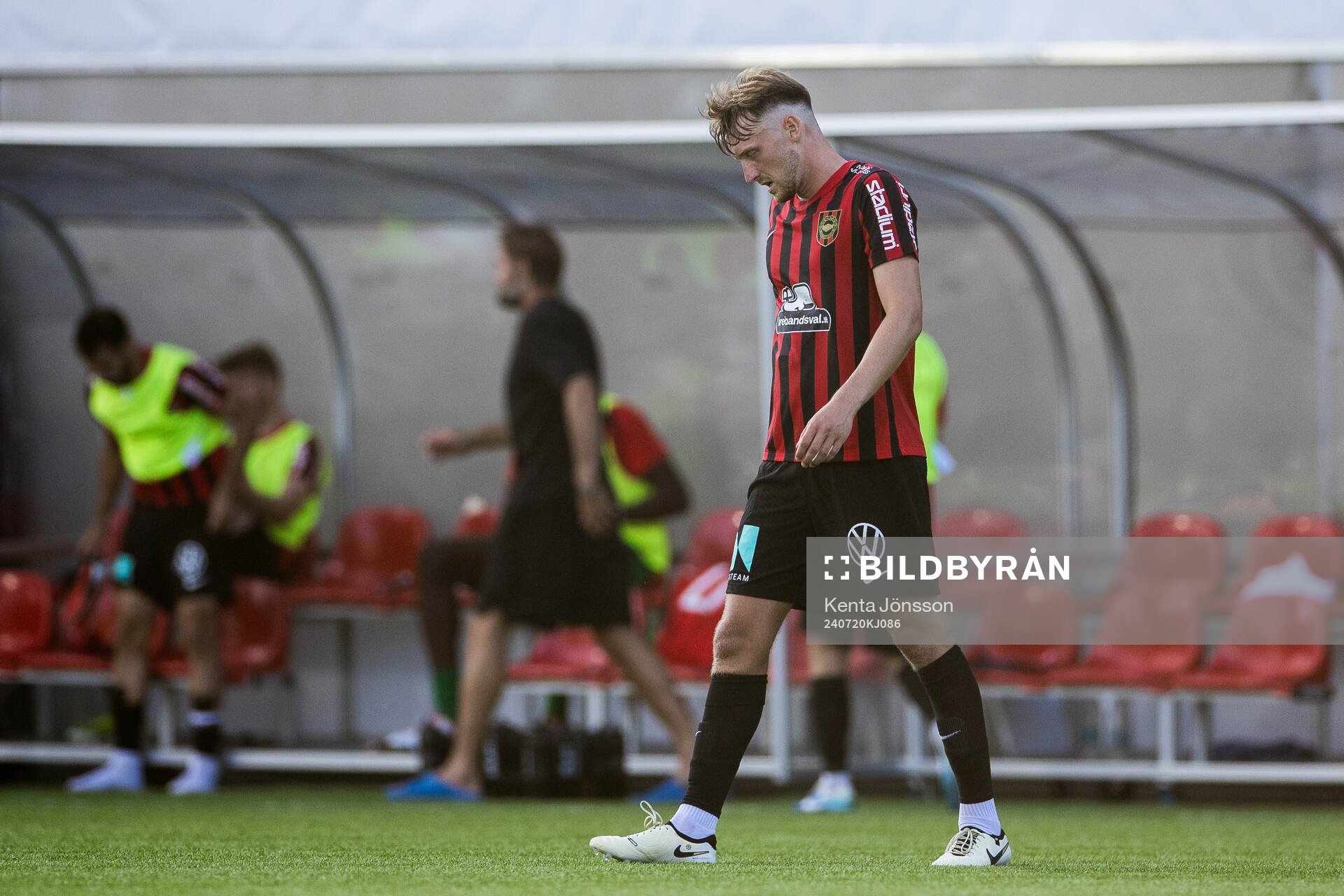Brommapojkarnas Alexander Abrahamsson deppar