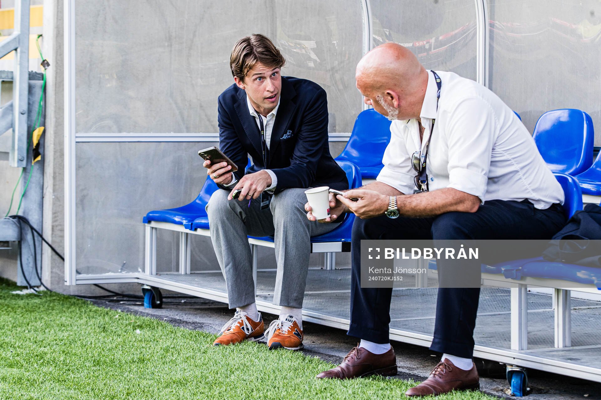 Hammarbys teknisk chef Adrian von Heijne och sportchef