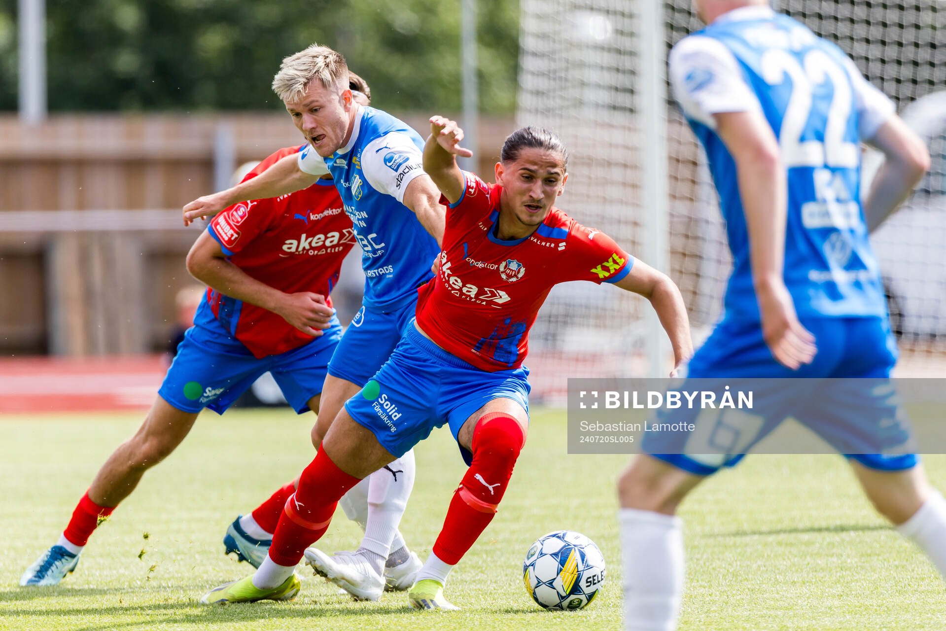 IK Oddevolds Anton Snibb och Helsingborgs Wilhelm Loeper