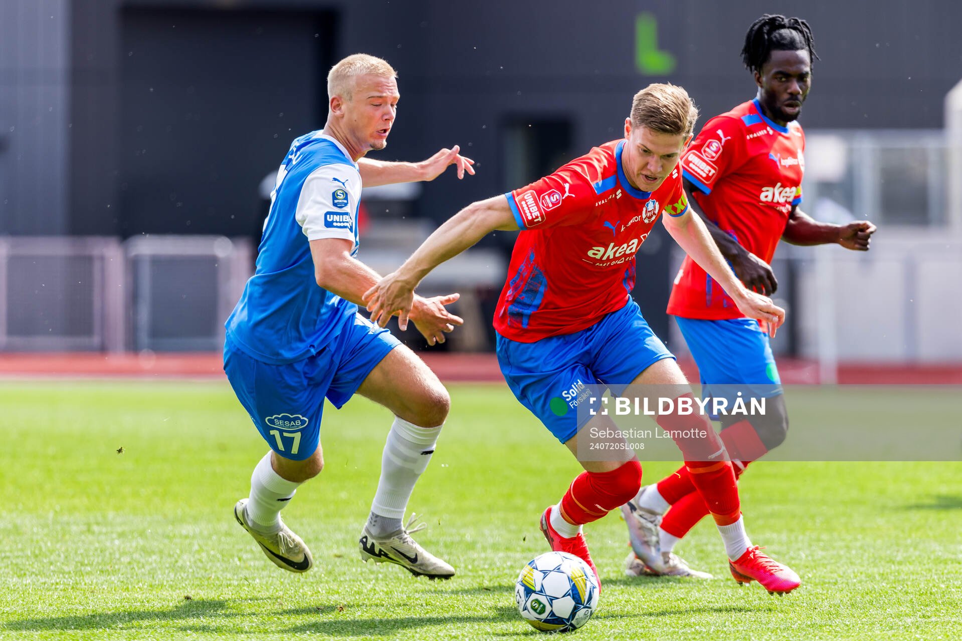 IK Oddevolds Olle Kjellman Olblad och Helsingborgs Taylor