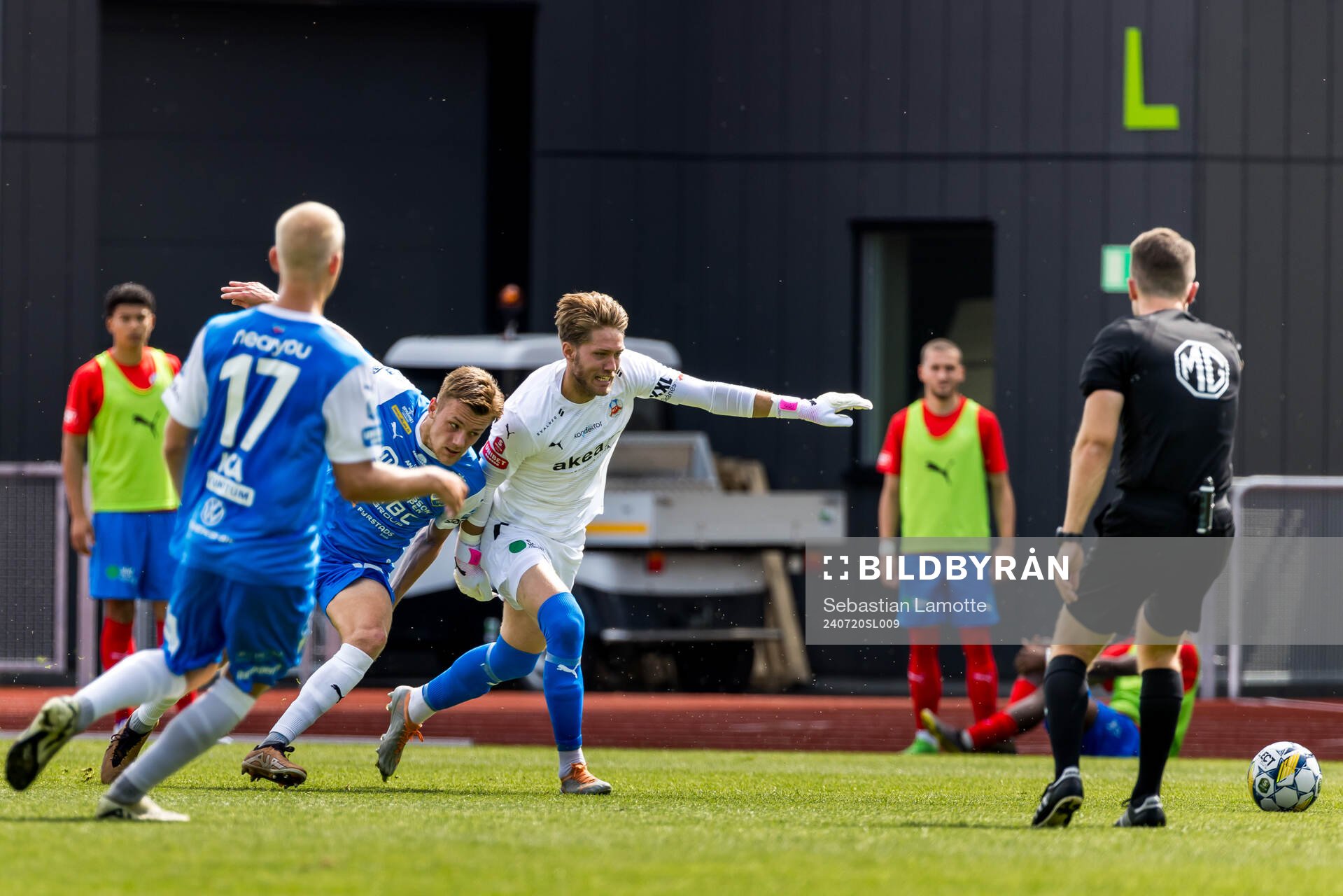 IK Oddevolds Gustav Forssell och Helsingborgs Kalle Joelsson