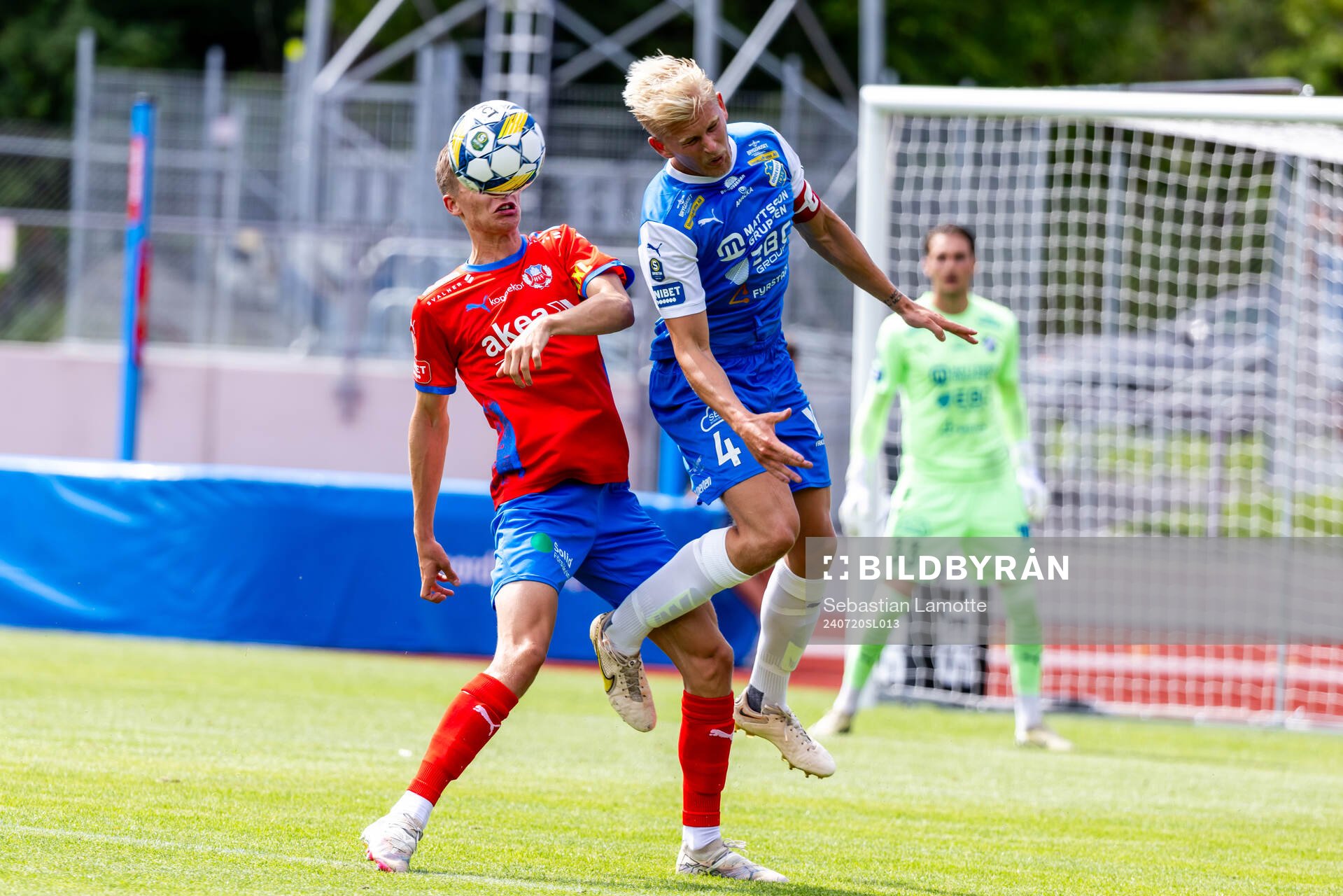 Helsingborgs Adrian Svanbäck och IK Oddevolds Philip