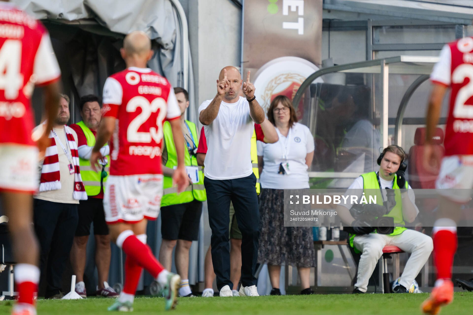 Kalmars tränare Stefan Larsson