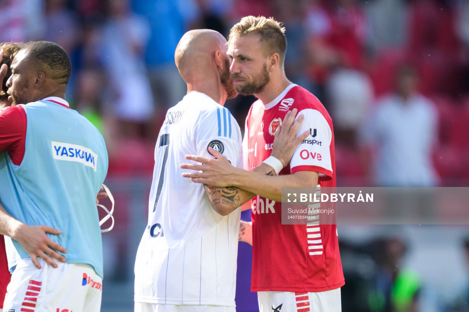Djurgårdens Magnus Eriksson och Kalmars Jonathan Ring