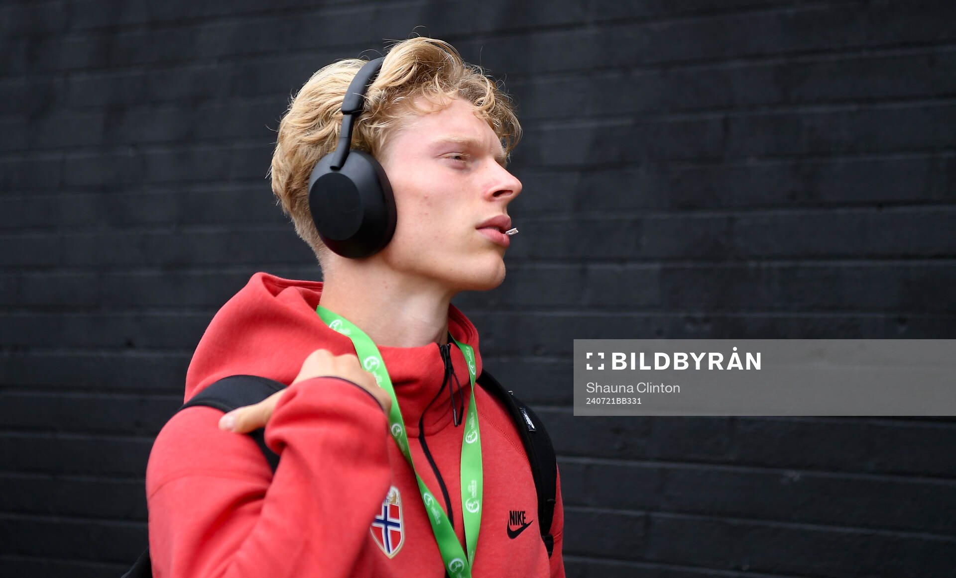 Bork Bang-Kittilsen of Norway arrives