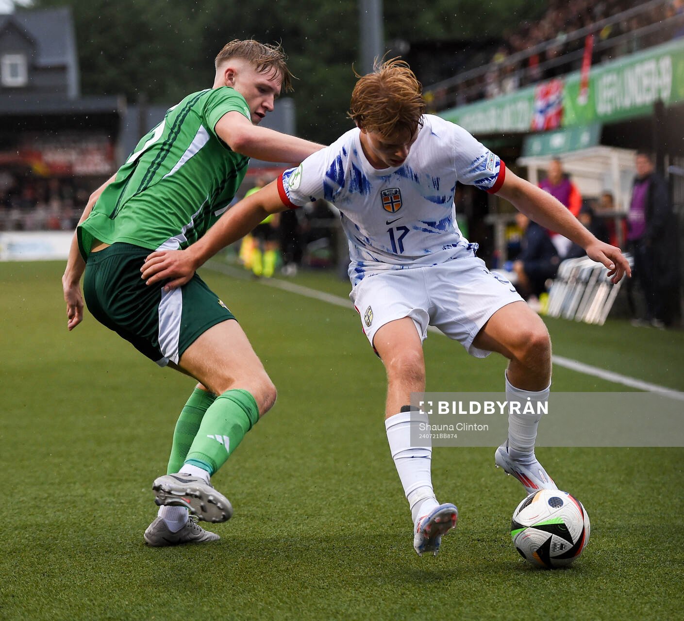 Bork Bang-Kittilsen of Norway in action against Tom