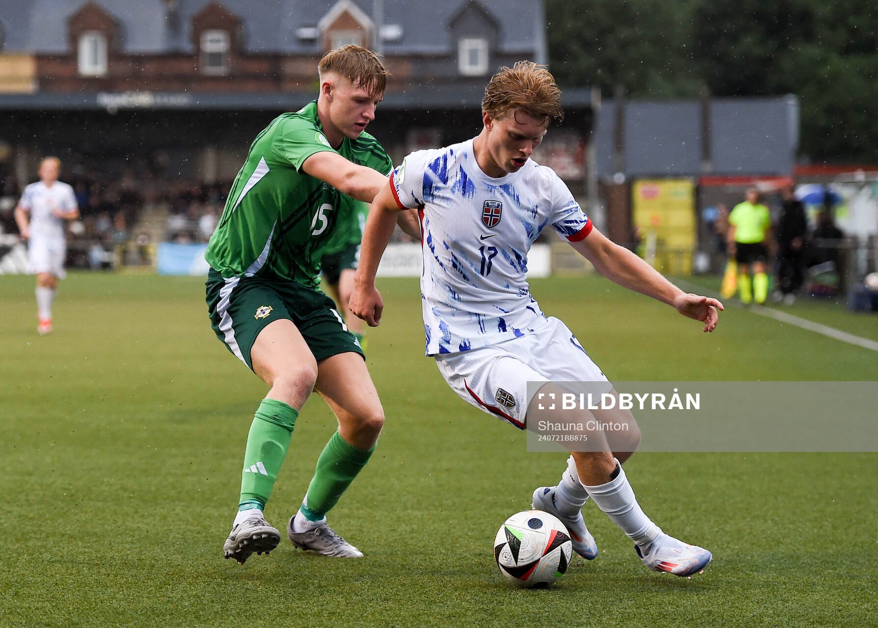 Bork Bang-Kittilsen of Norway in action against Tom