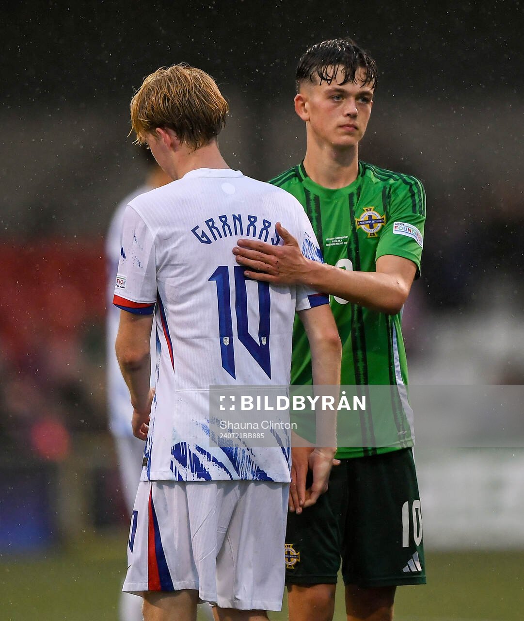 Sondre Granaas of Norway and Dylan Stitt of Northern