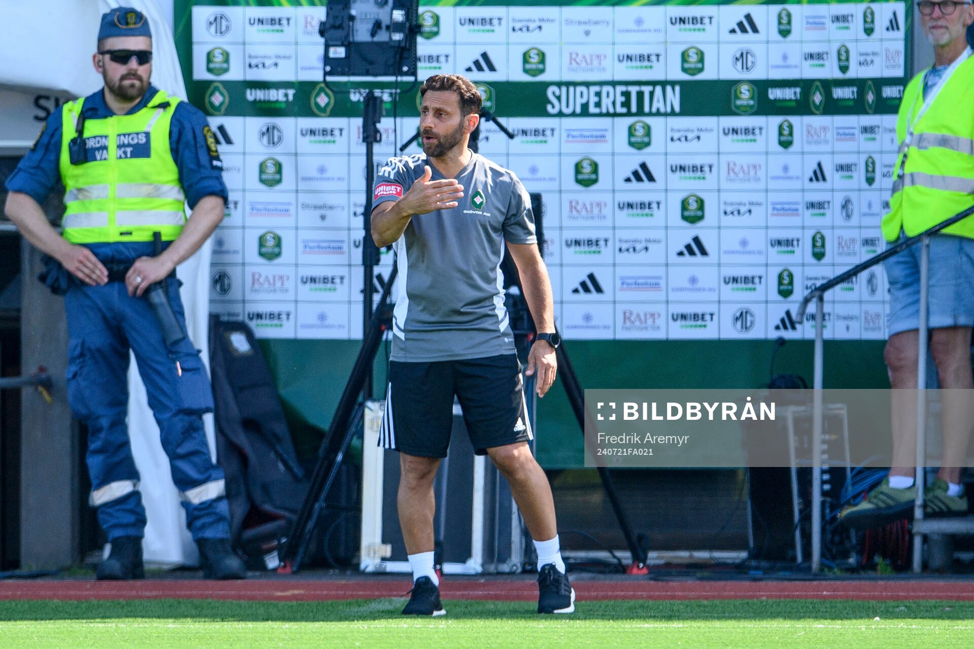 Skövde AIKs tränare Charbel Abraham