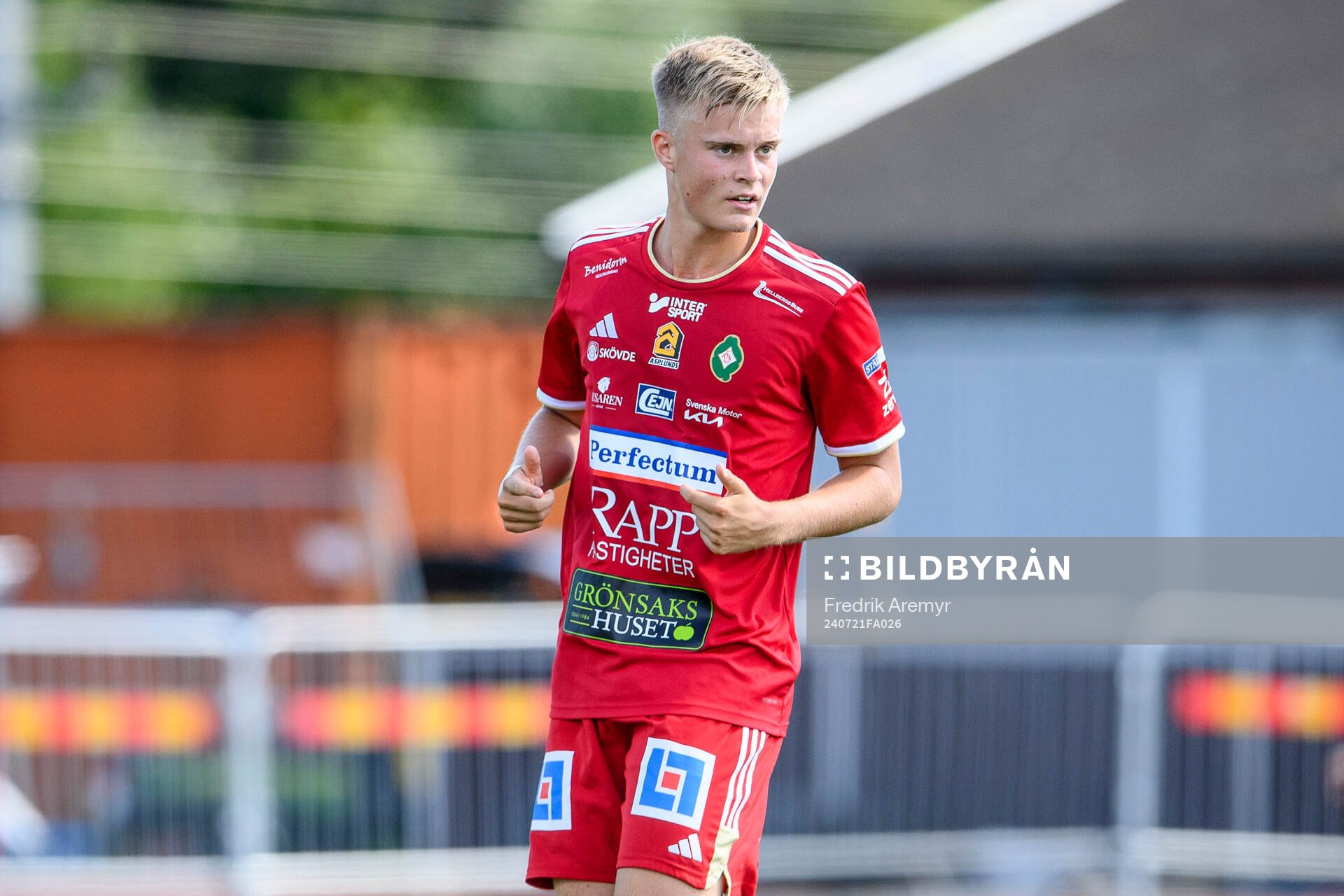 Skövde AIKs Edvin Tellgren