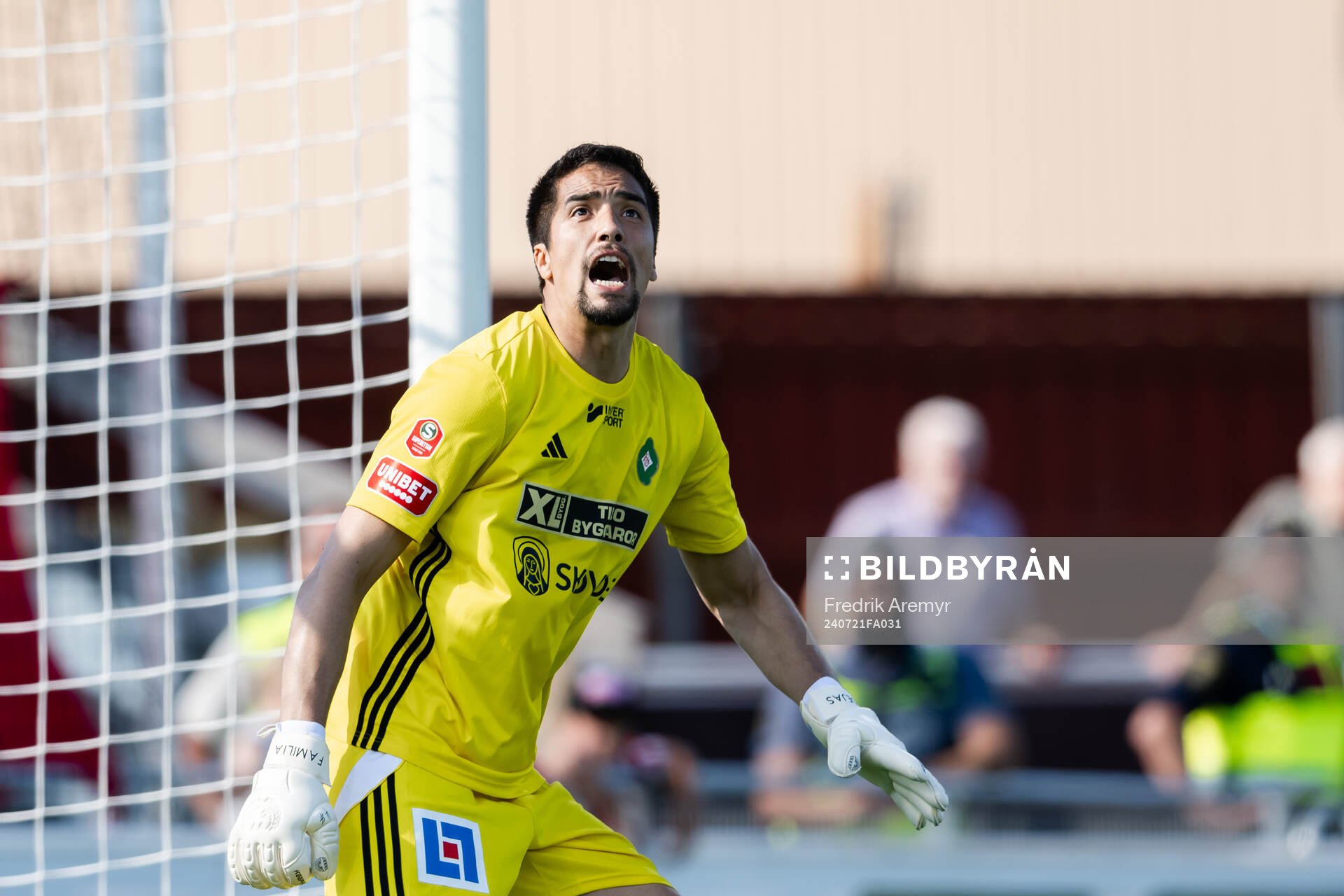 Skövde AIKs målvakt Adrian Zendejas