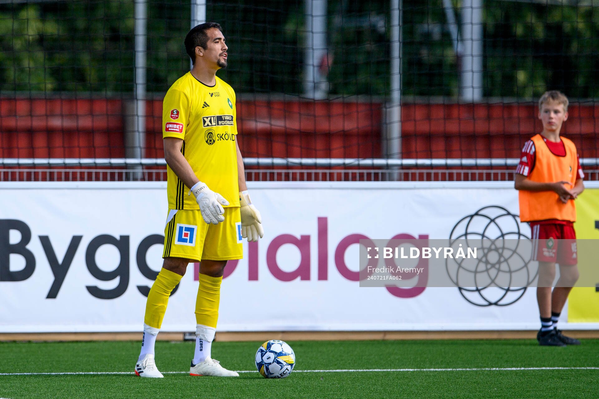 Skövde AIKs målvakt Adrian Zendejas