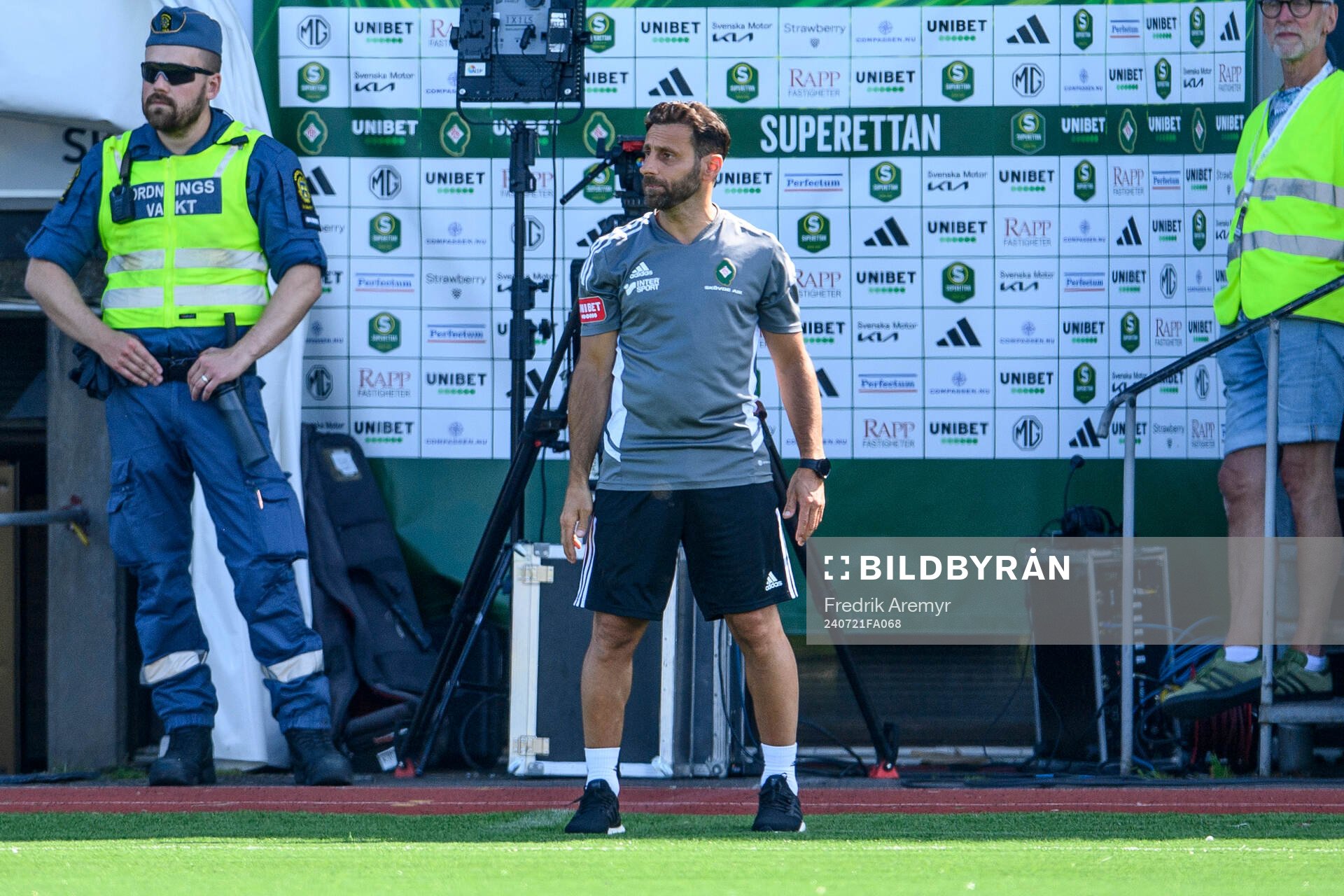 Skövde AIKs tränare Charbel Abraham