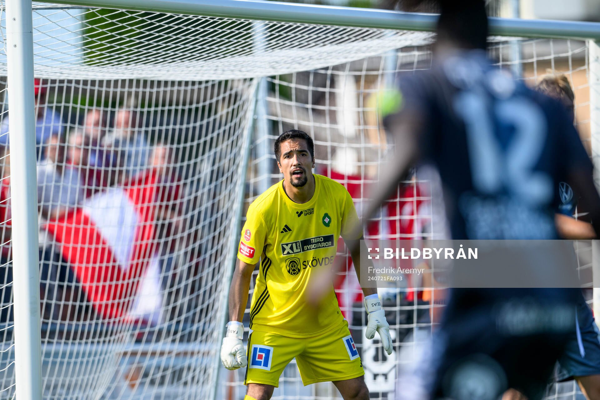 Skövde AIKs målvakt Adrian Zendejas