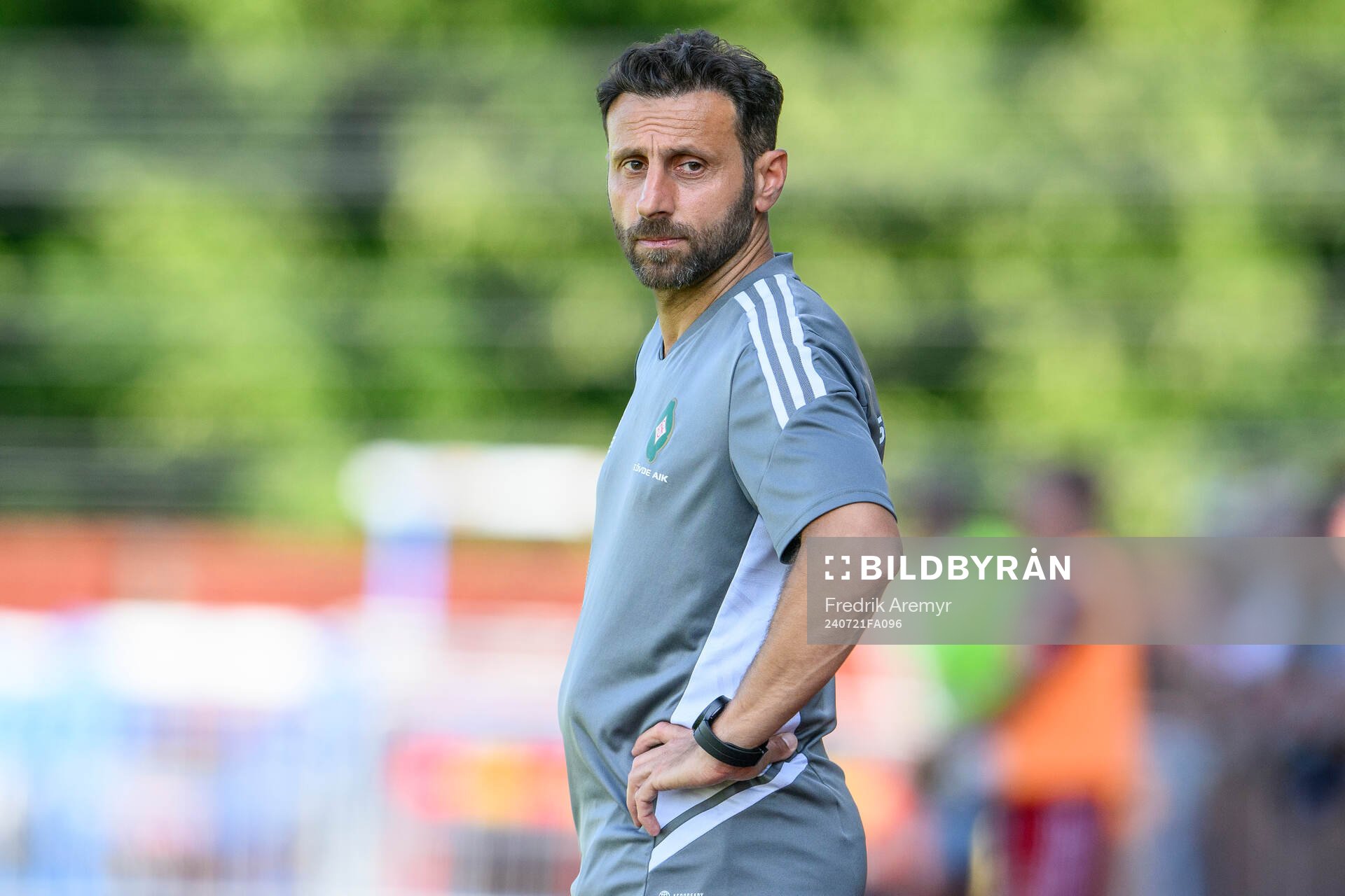 Skövde AIKs tränare Charbel Abraham