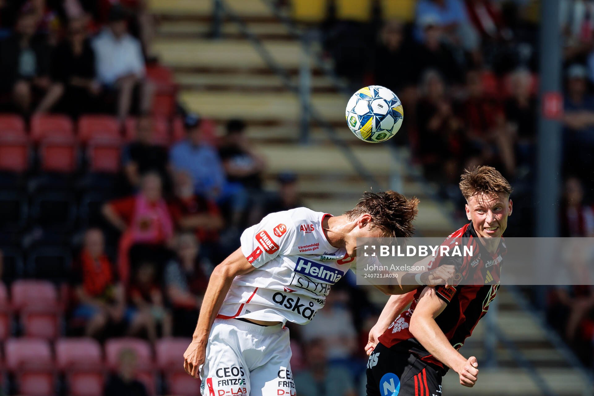 Degerfors Oscar Wallin och Östersunds Philip Bonde