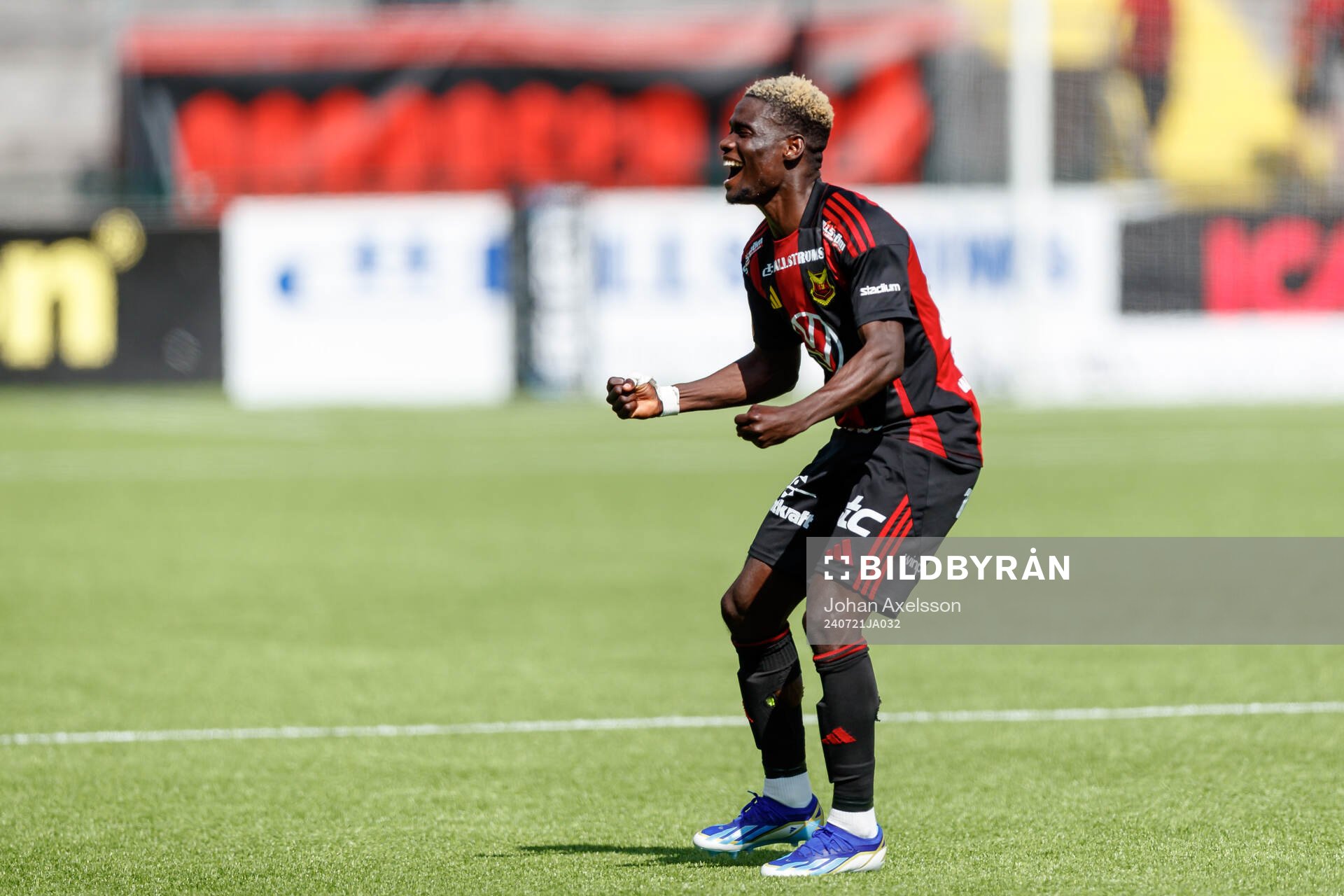 Östersunds Ali Suljic jublar