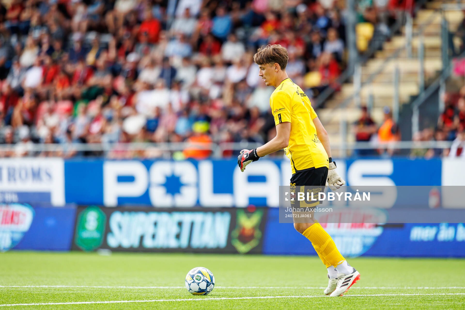 Degerfors målvakt Wille Jakobsson