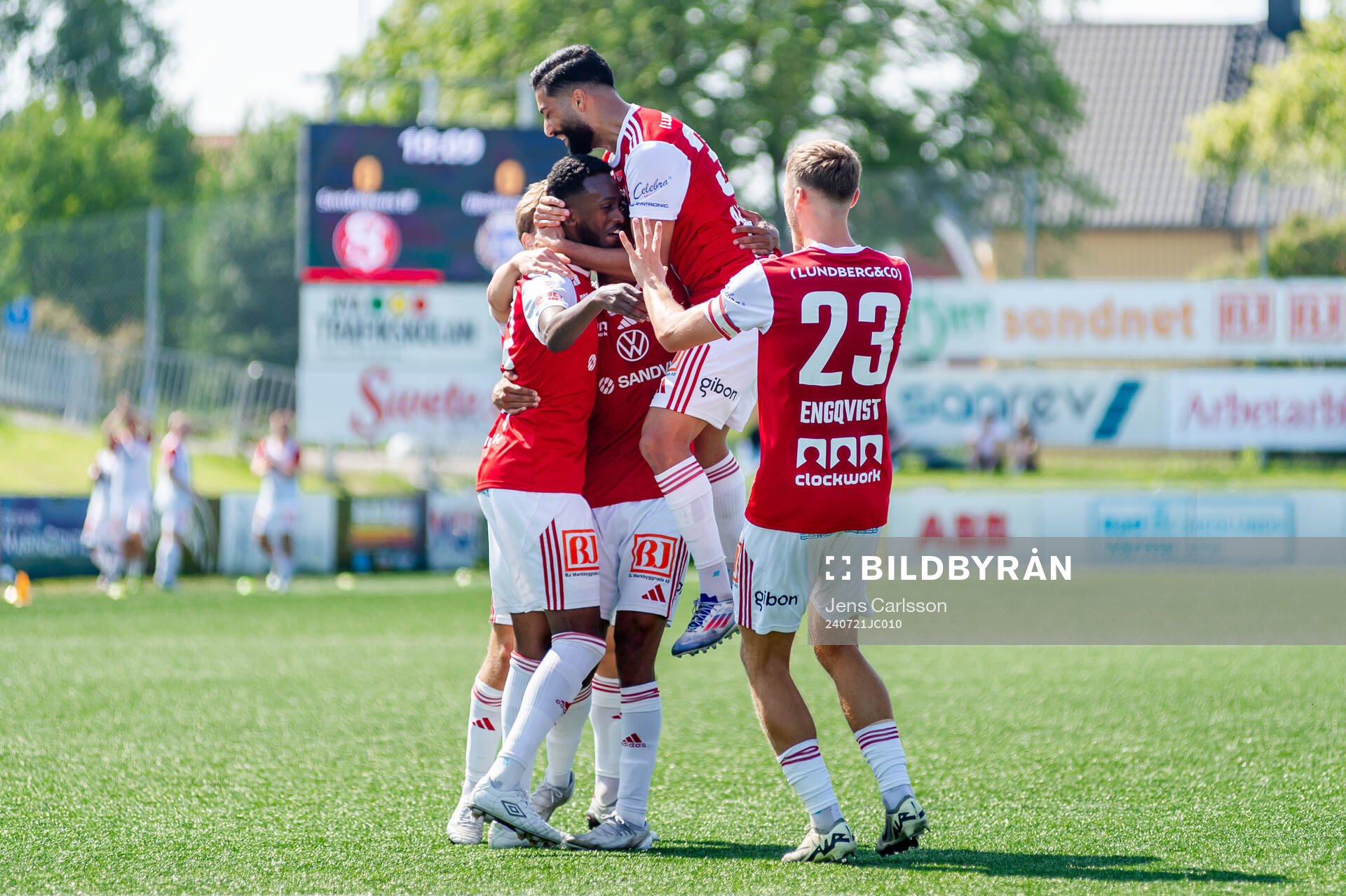 Sandvikens IFs Mohammed Mahammed jublar