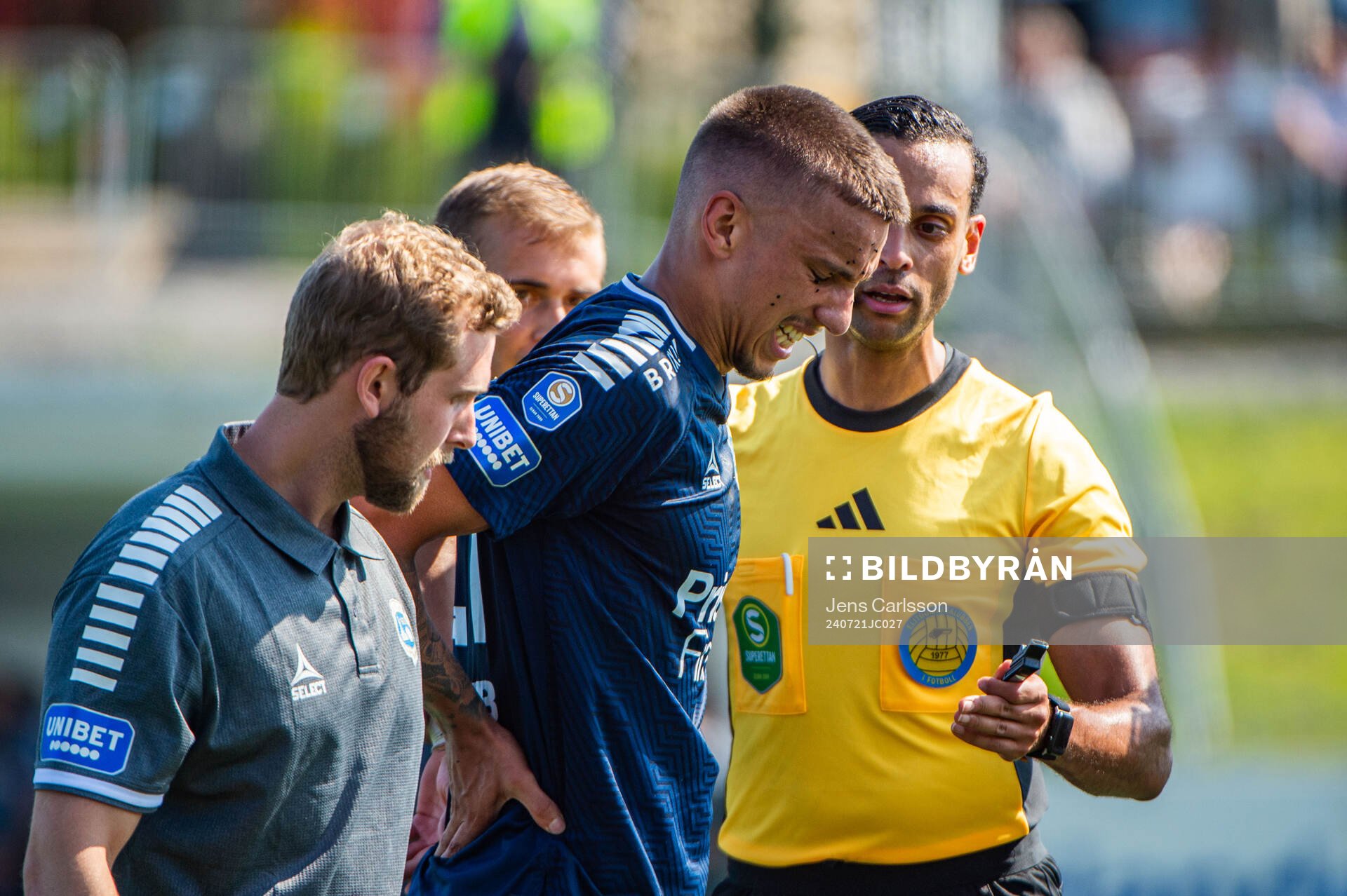 Utsiktens Kevin Rodeblad Lowe har ont
