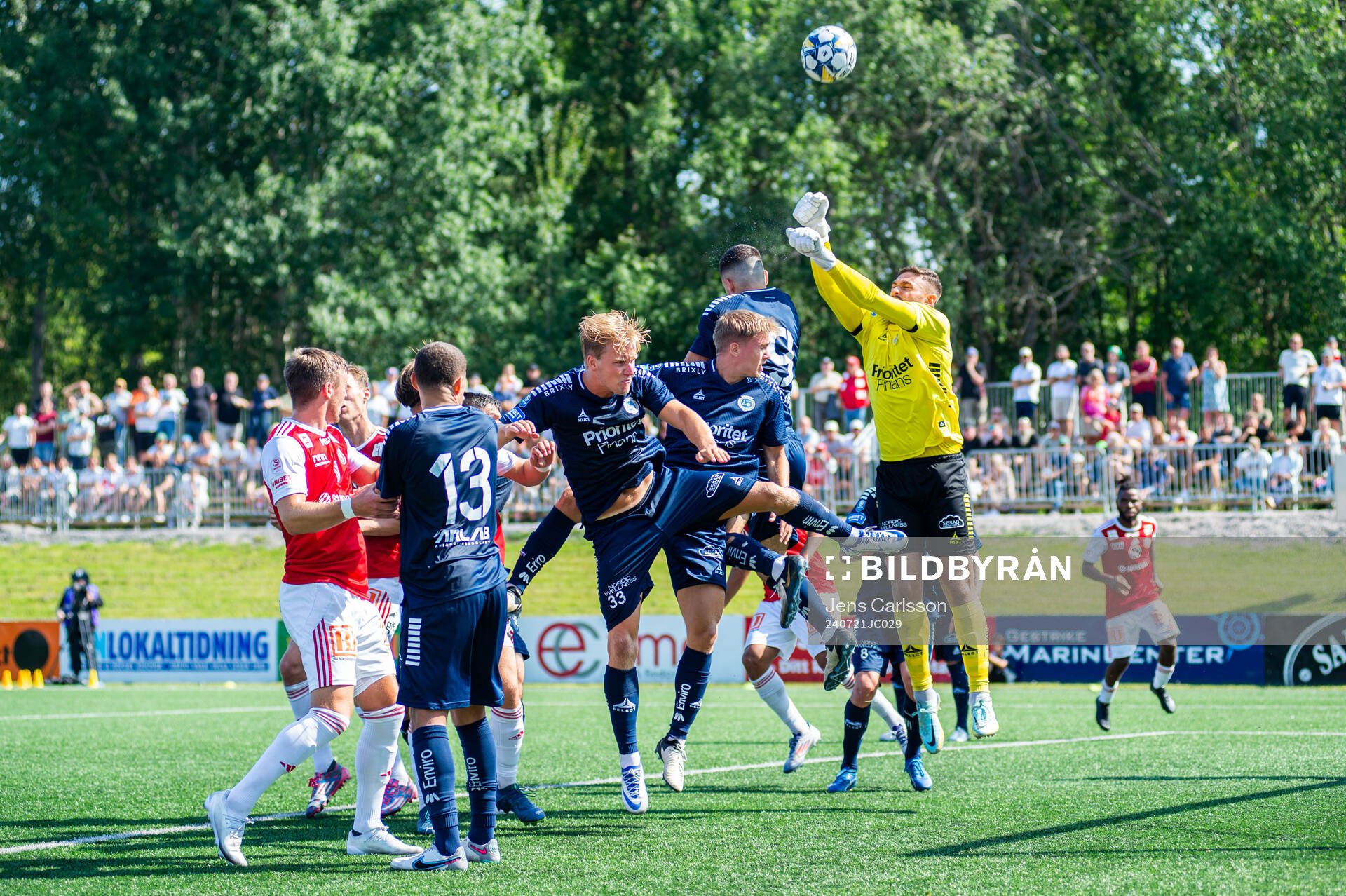 Utsiktens målvakt Elias Hadaya